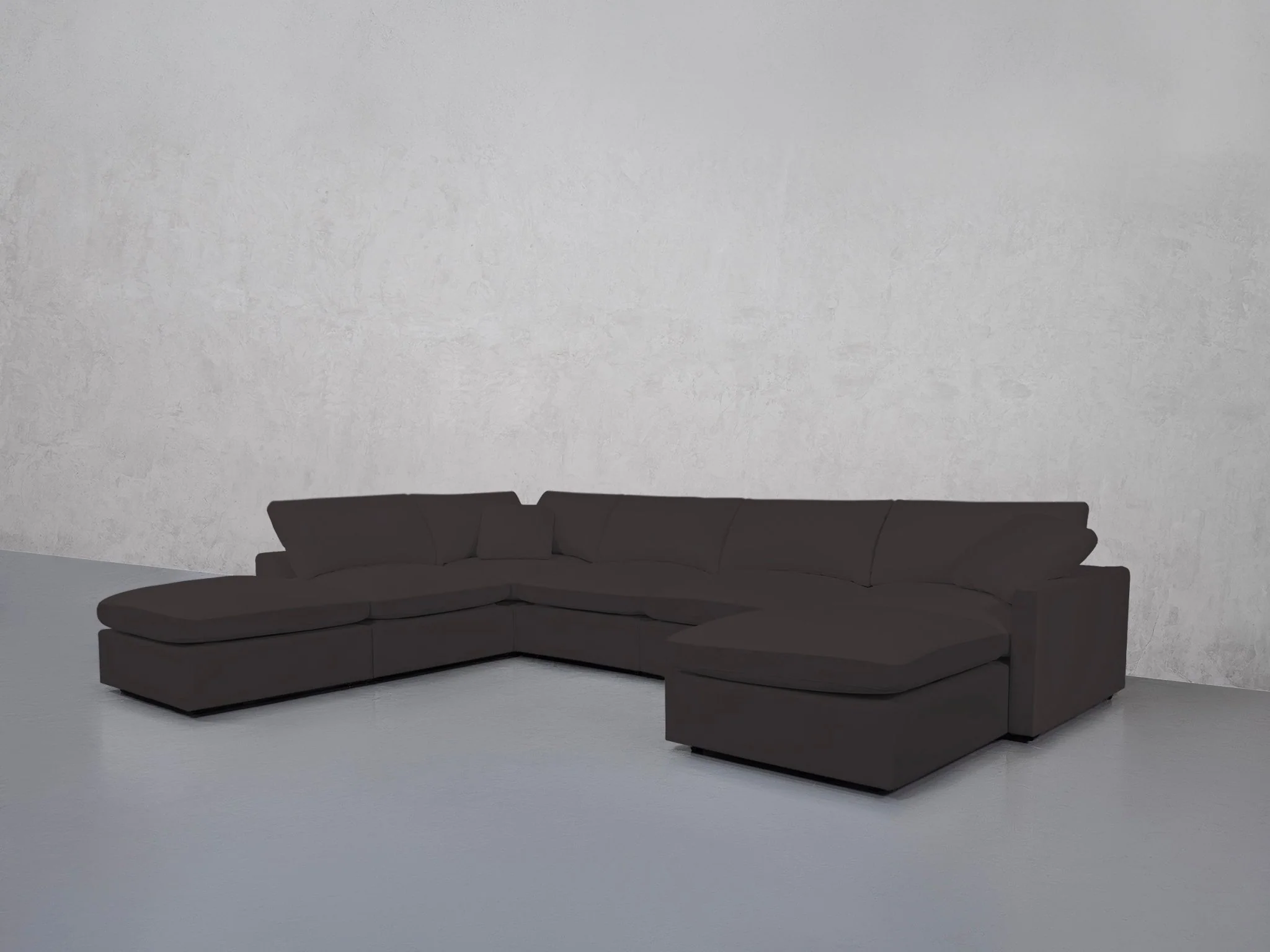 7-Seat Modular Chaise Corner Lounger Sectional (Thin Arm) - Image 107
