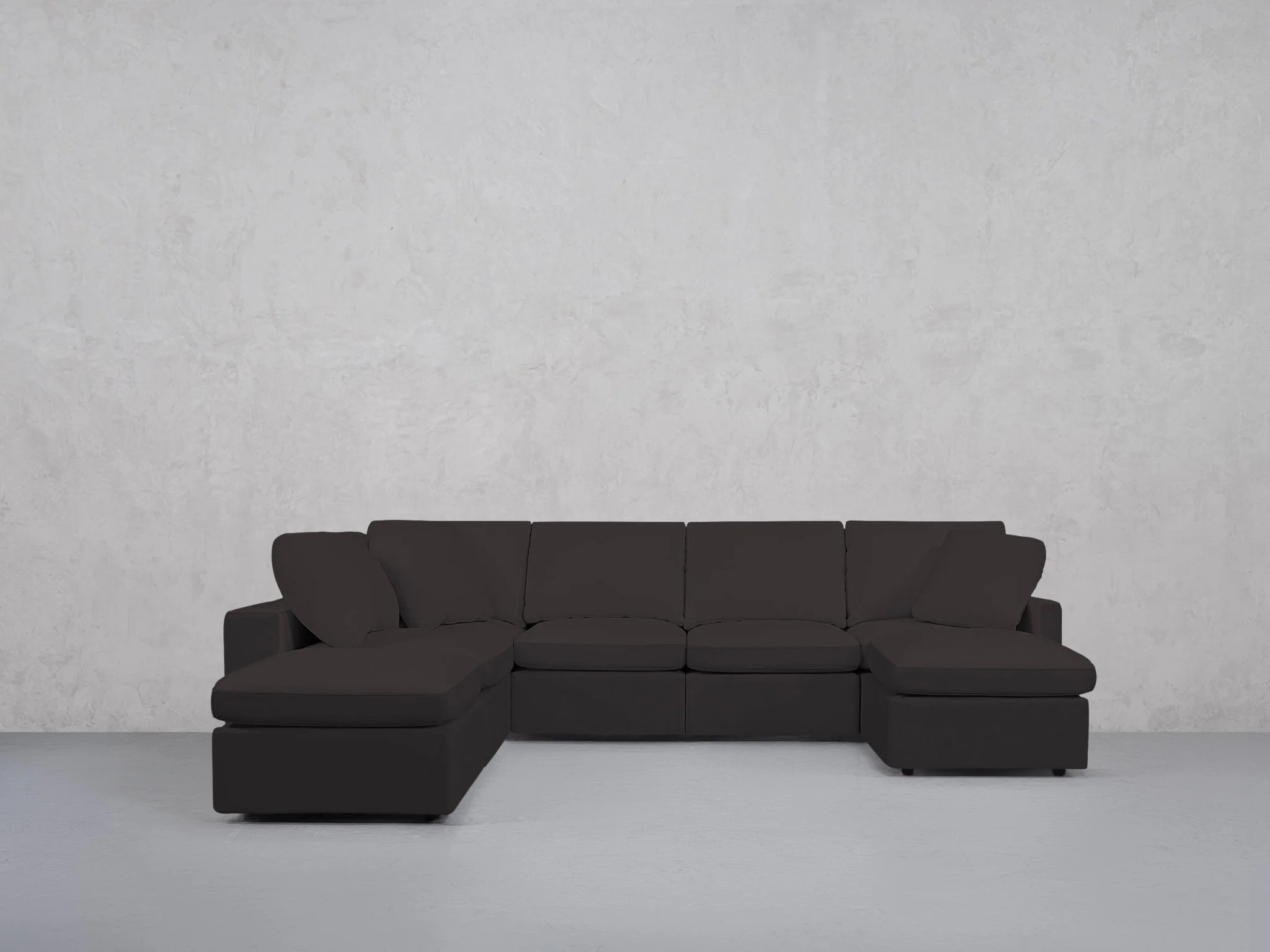 7-Seat Modular Chaise Corner Lounger Sectional (Thin Arm) - Image 108