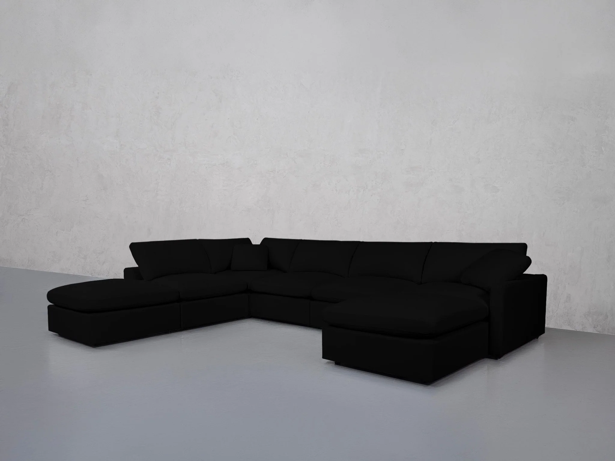 7-Seat Modular Chaise Corner Lounger Sectional (Thin Arm) - Image 115