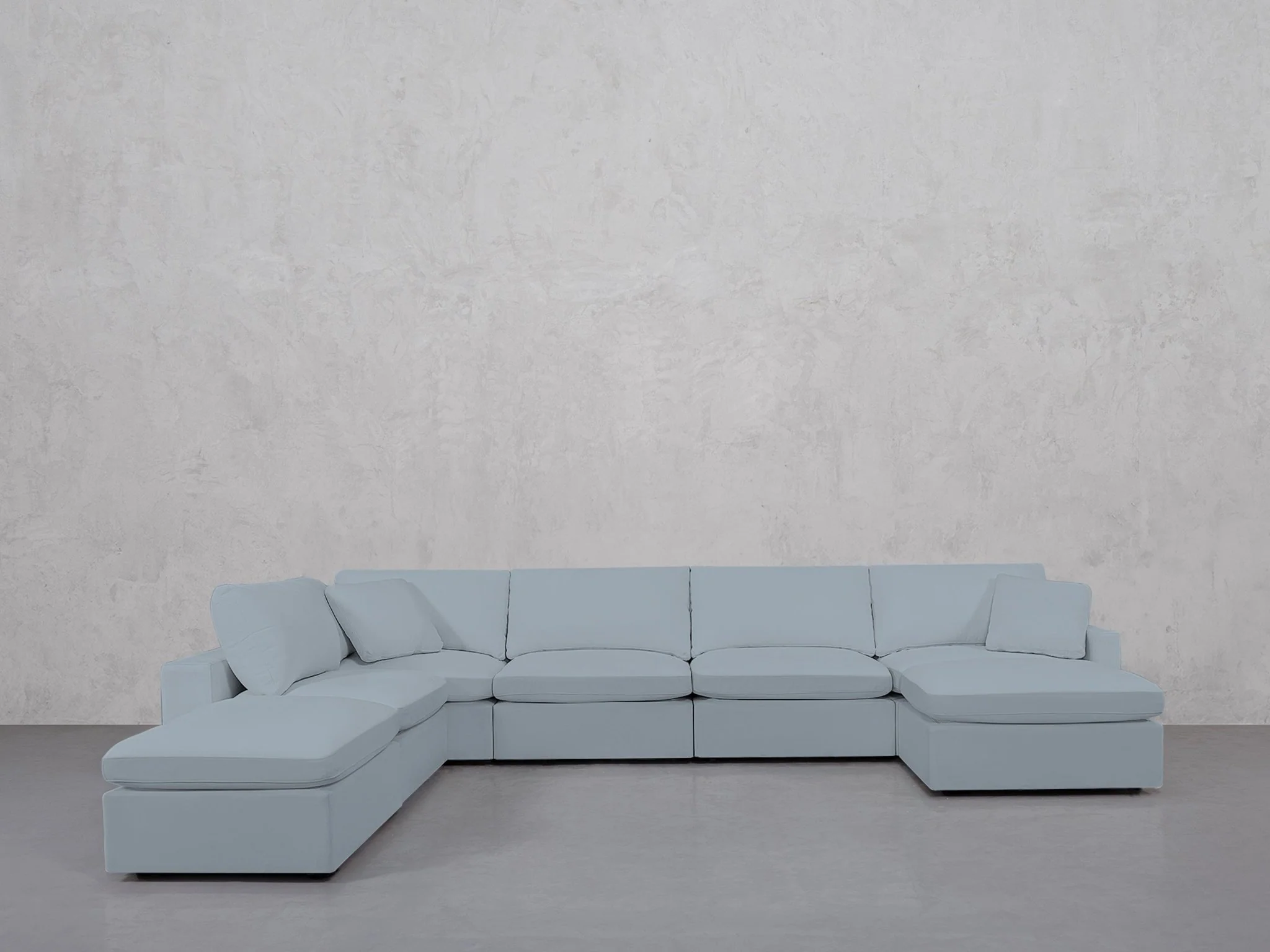 7-Seat Modular Chaise Corner Lounger Sectional (Thin Arm) - Image 120