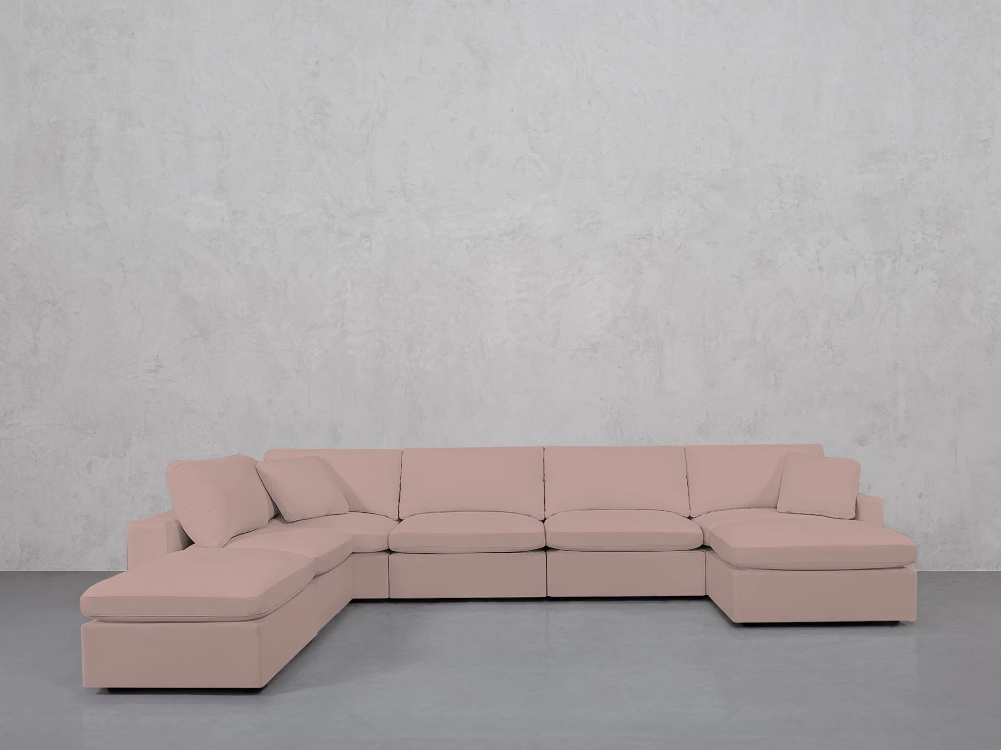 7-Seat Modular Chaise Corner Lounger Sectional (Thin Arm) - Image 127