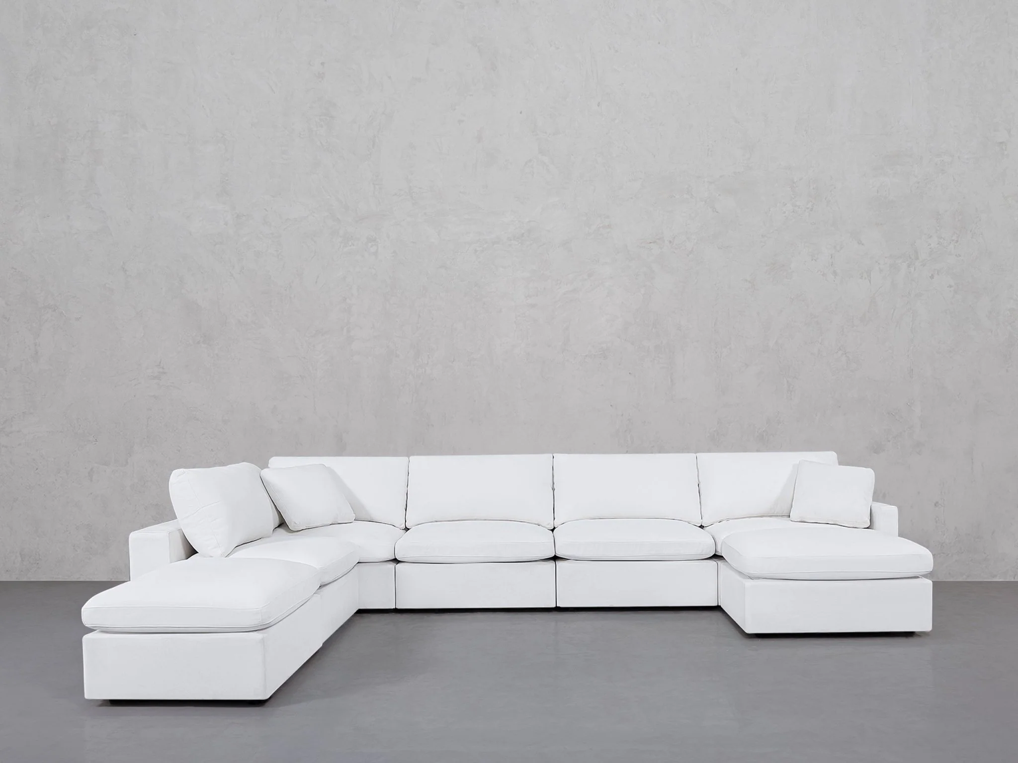 7-Seat Modular Chaise Corner Lounger Sectional (Thin Arm) - Image 134