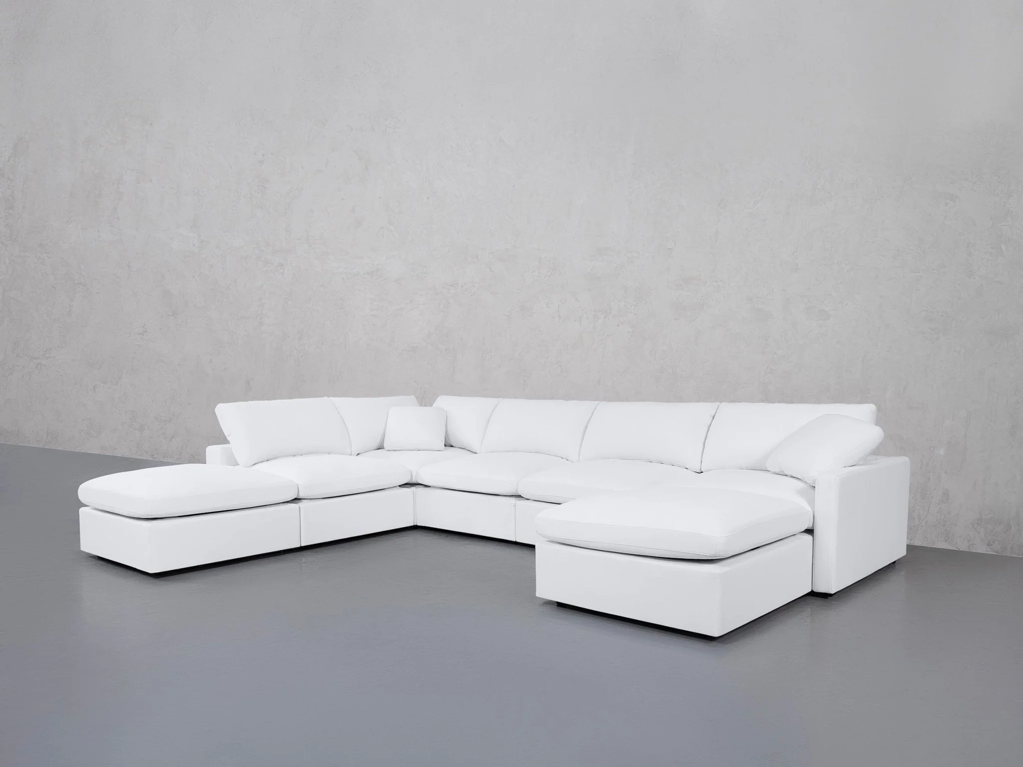 7-Seat Modular Chaise Corner Lounger Sectional (Thin Arm) - Image 135