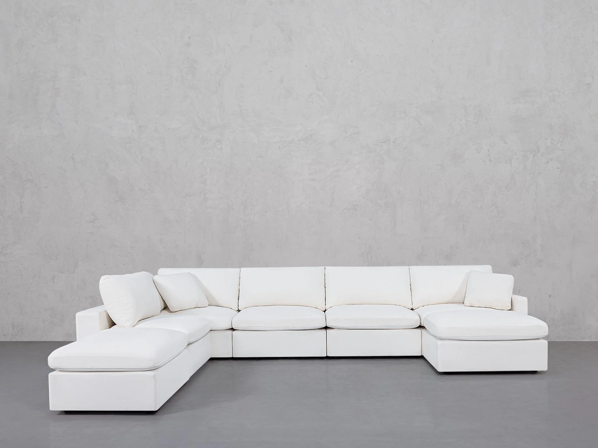 7-Seat Modular Chaise Corner Lounger Sectional (Thin Arm) - Image 139