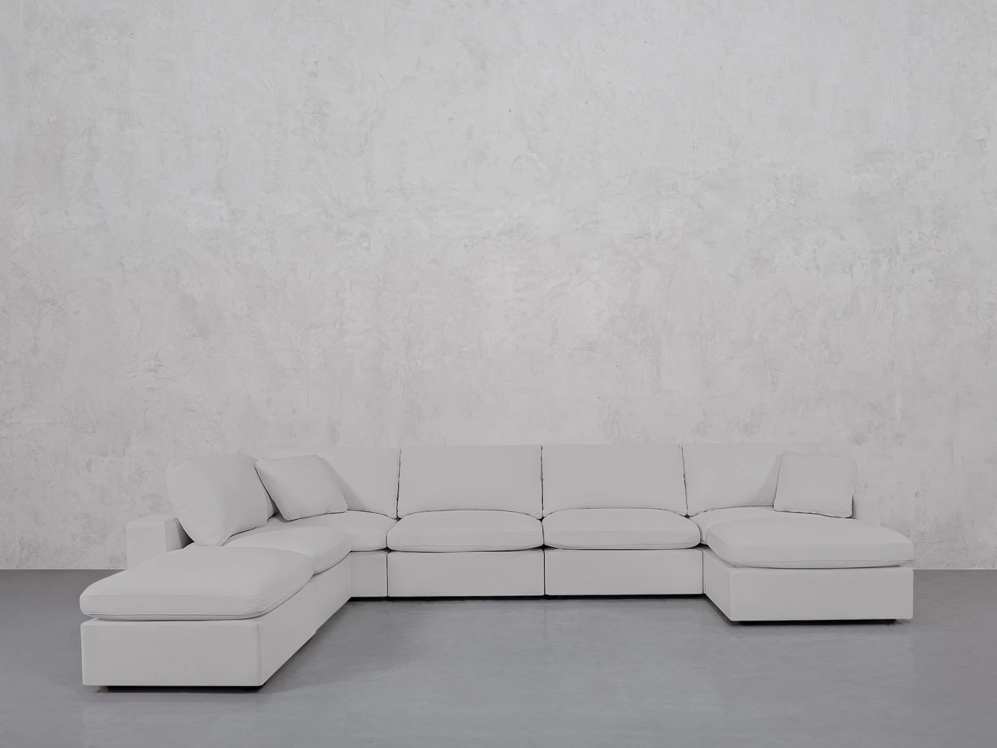 7-Seat Modular Chaise Corner Lounger Sectional (Thin Arm) - Image 144