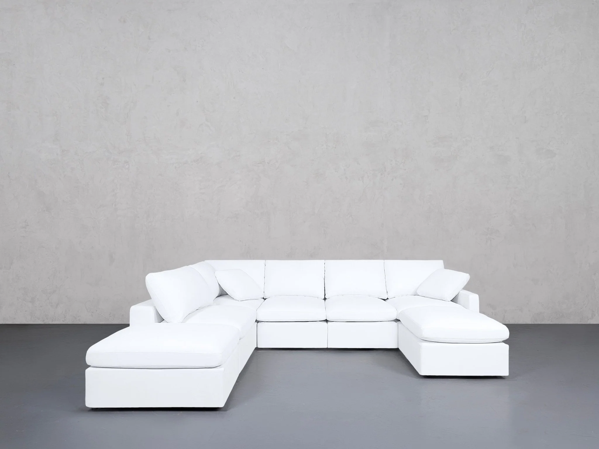 7-Seat Modular Chaise Corner Lounger Sectional (Thin Arm) - Image 149