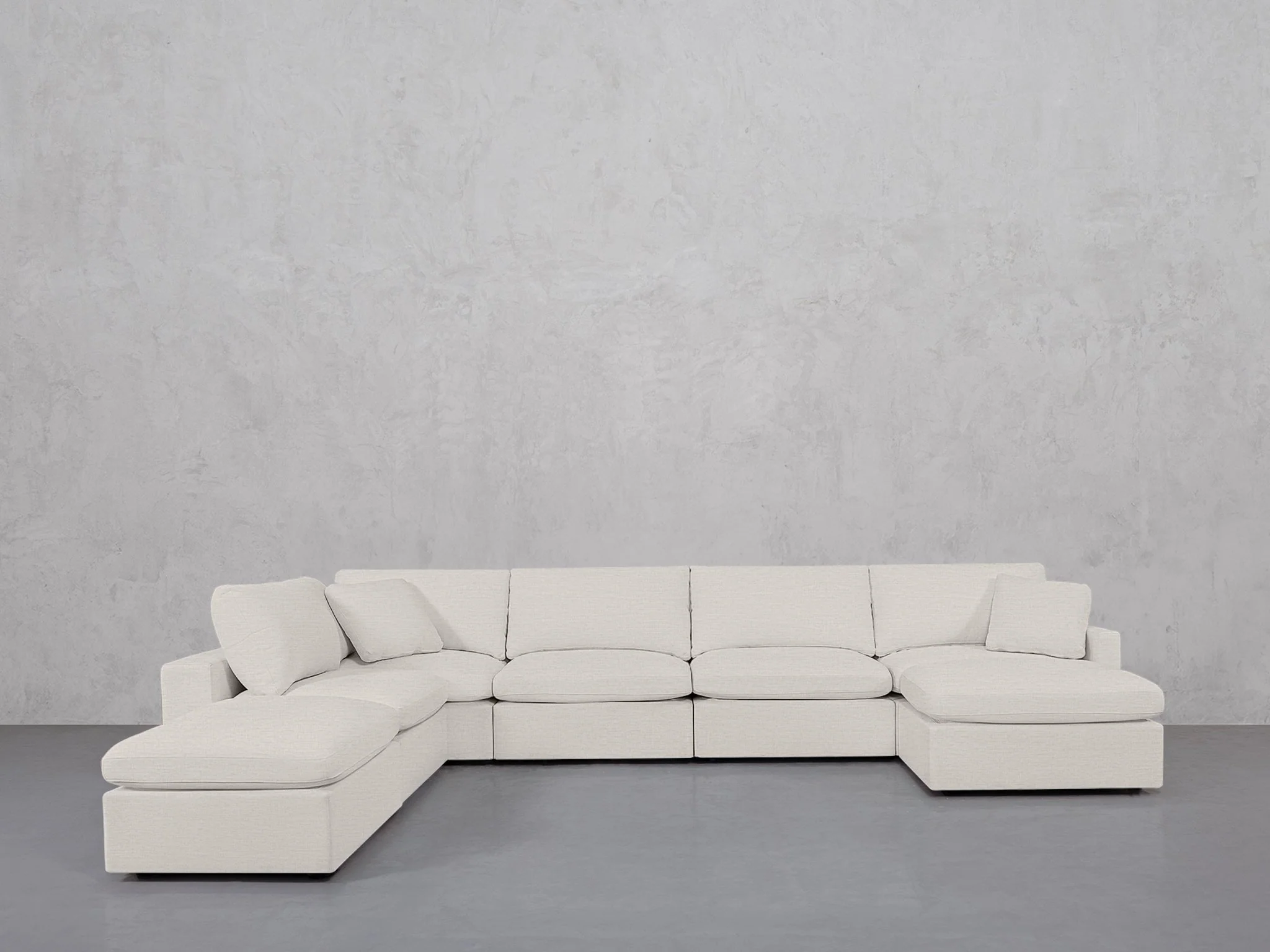 7-Seat Modular Chaise Corner Lounger Sectional (Thin Arm) - Image 15