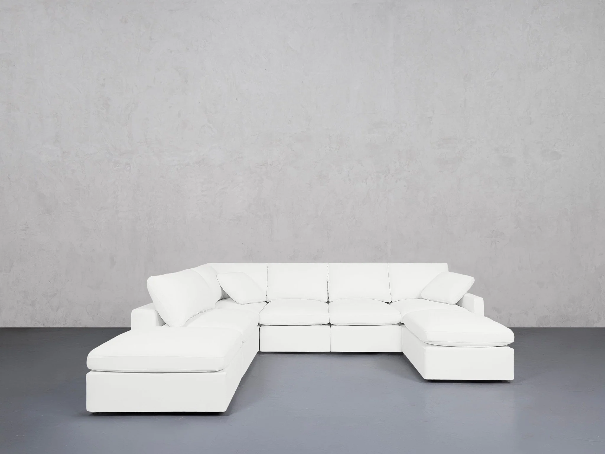 7-Seat Modular Chaise Corner Lounger Sectional (Thin Arm) - Image 150