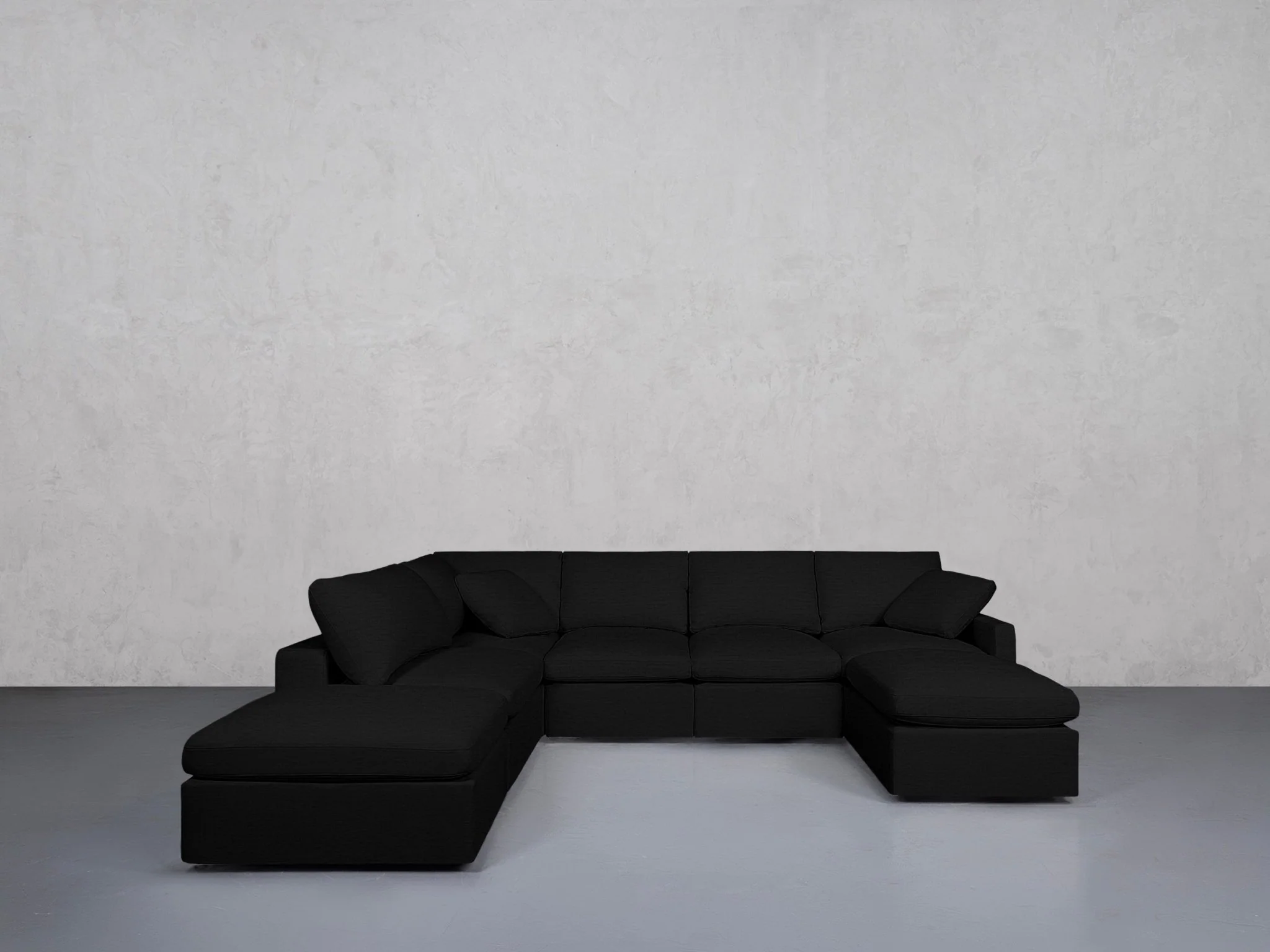 7-Seat Modular Chaise Corner Lounger Sectional (Thin Arm) - Image 154