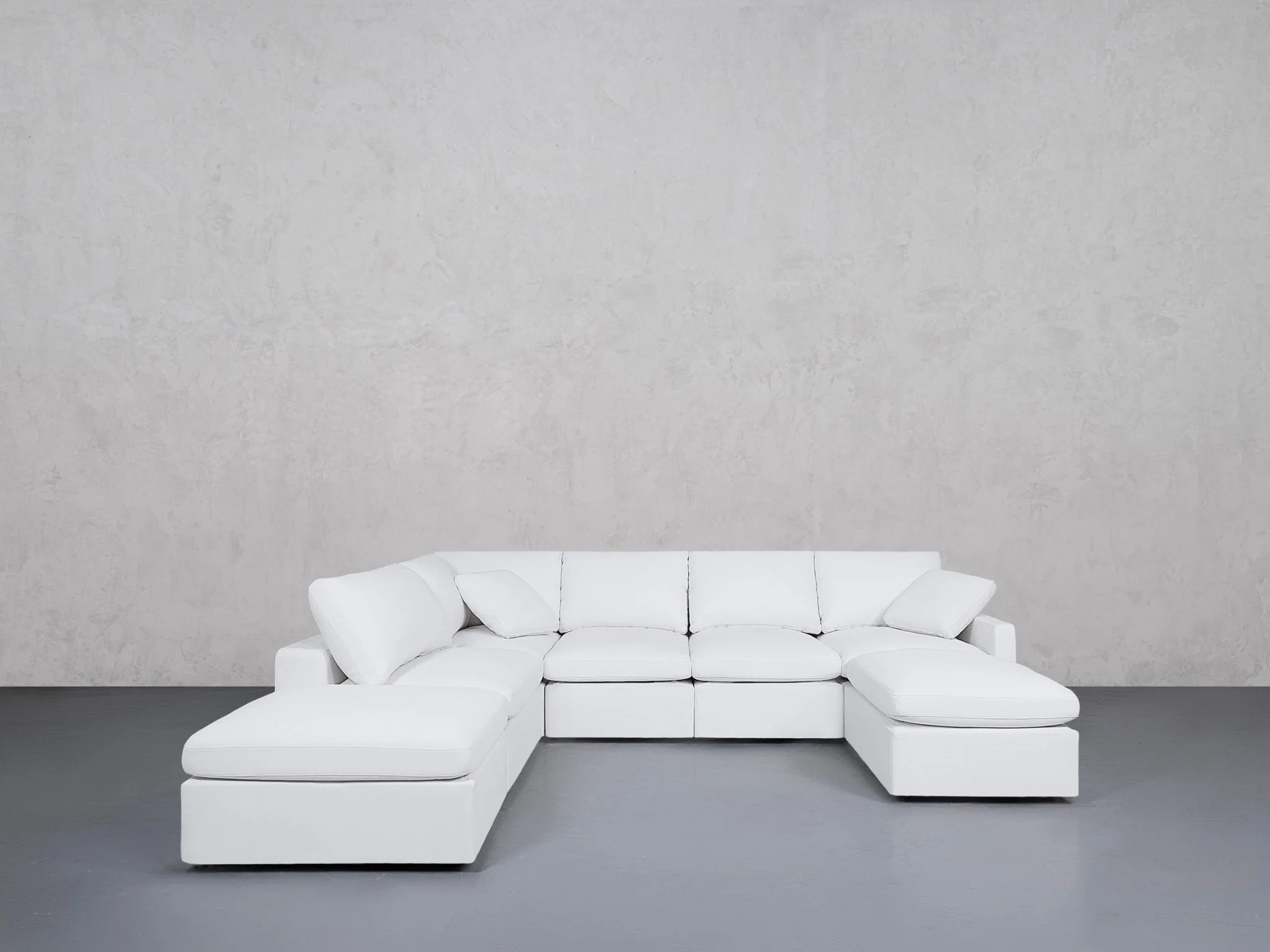 7-Seat Modular Chaise Corner Lounger Sectional (Thin Arm) - Image 156