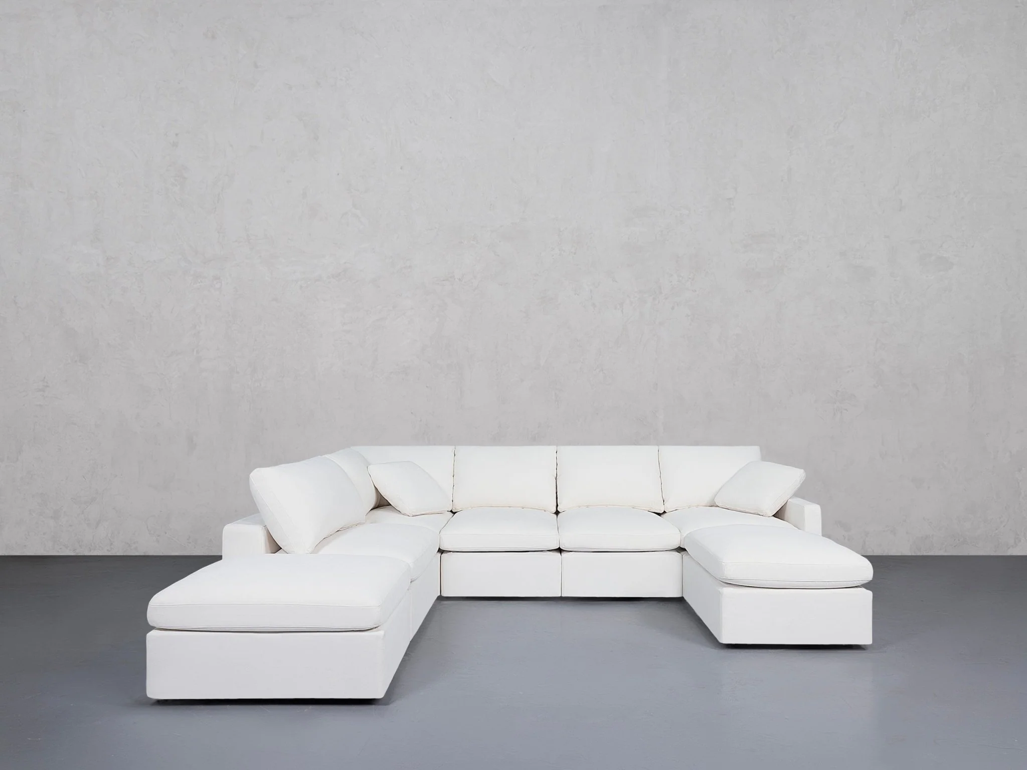 7-Seat Modular Chaise Corner Lounger Sectional (Thin Arm) - Image 157