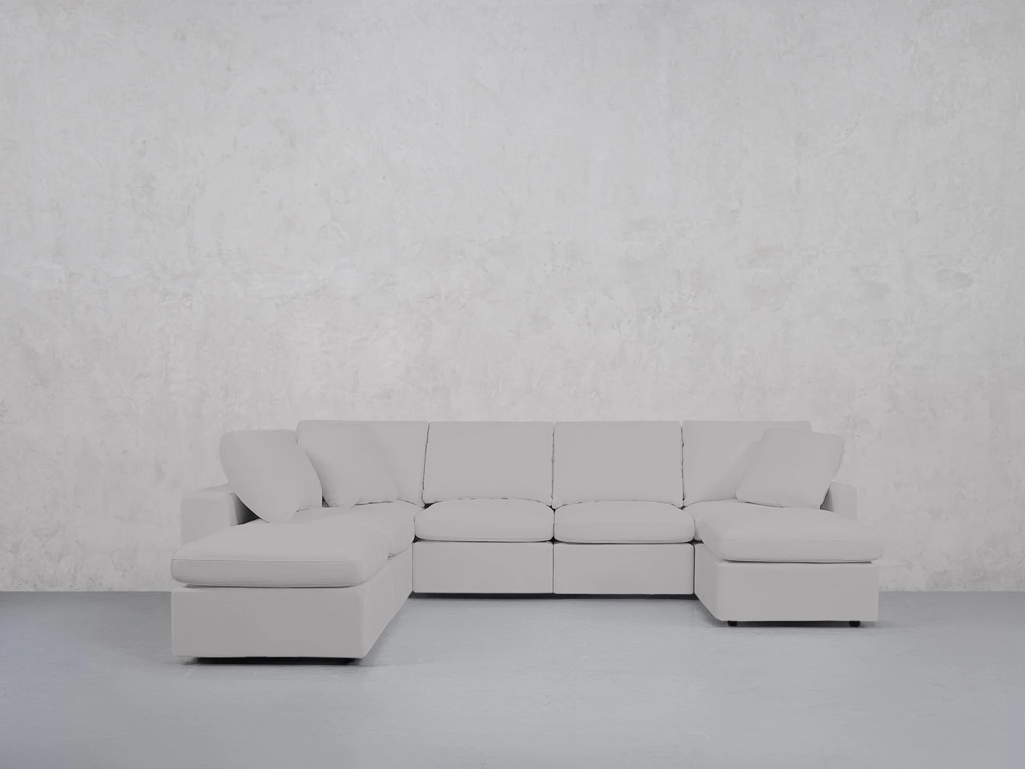 7-Seat Modular Chaise Corner Lounger Sectional (Thin Arm) - Image 158