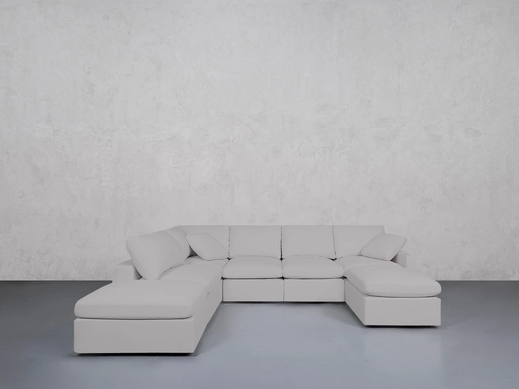 7-Seat Modular Chaise Corner Lounger Sectional (Thin Arm) - Image 159