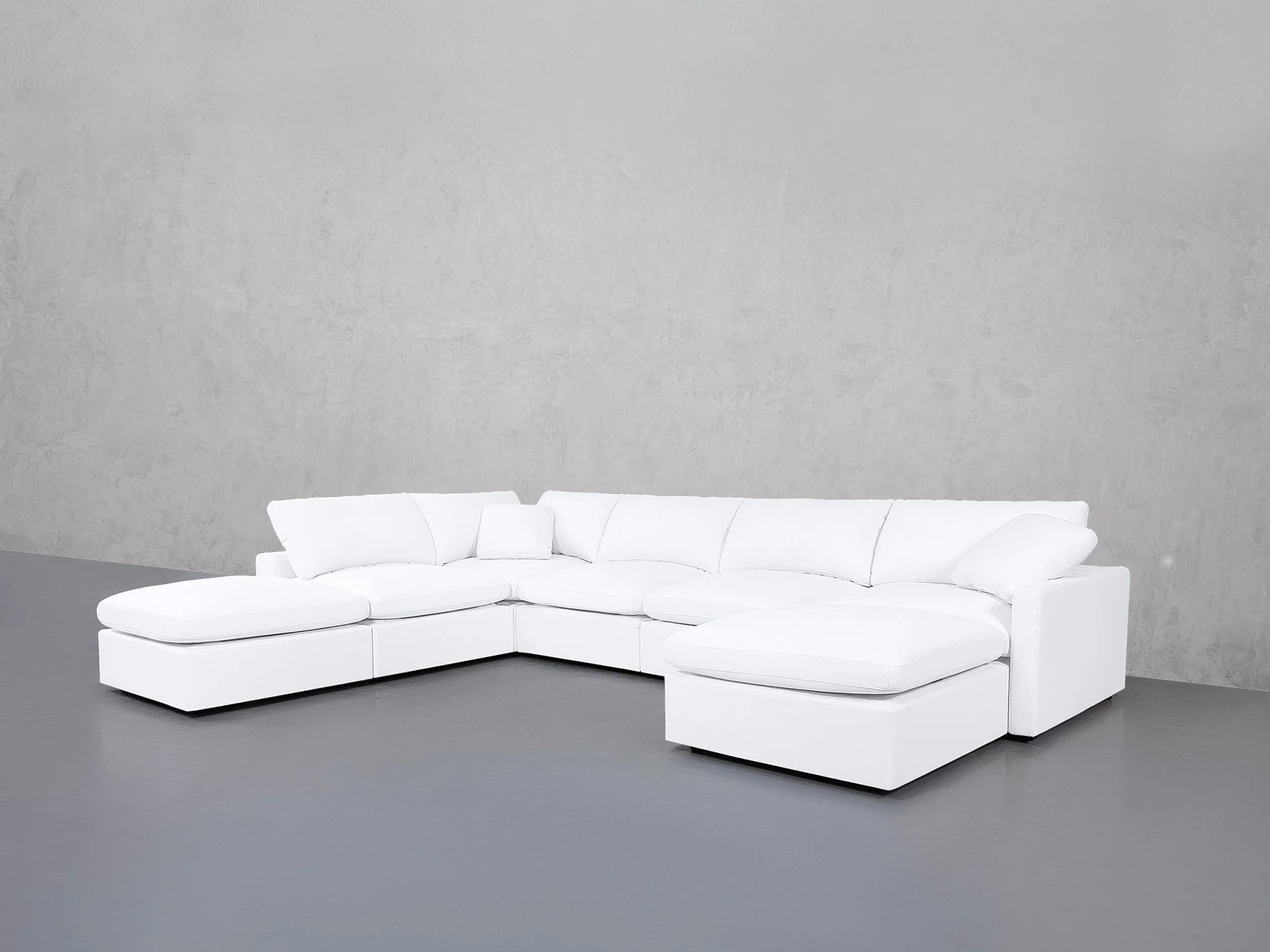 7-Seat Modular Chaise Corner Lounger Sectional (Thin Arm) - Image 2