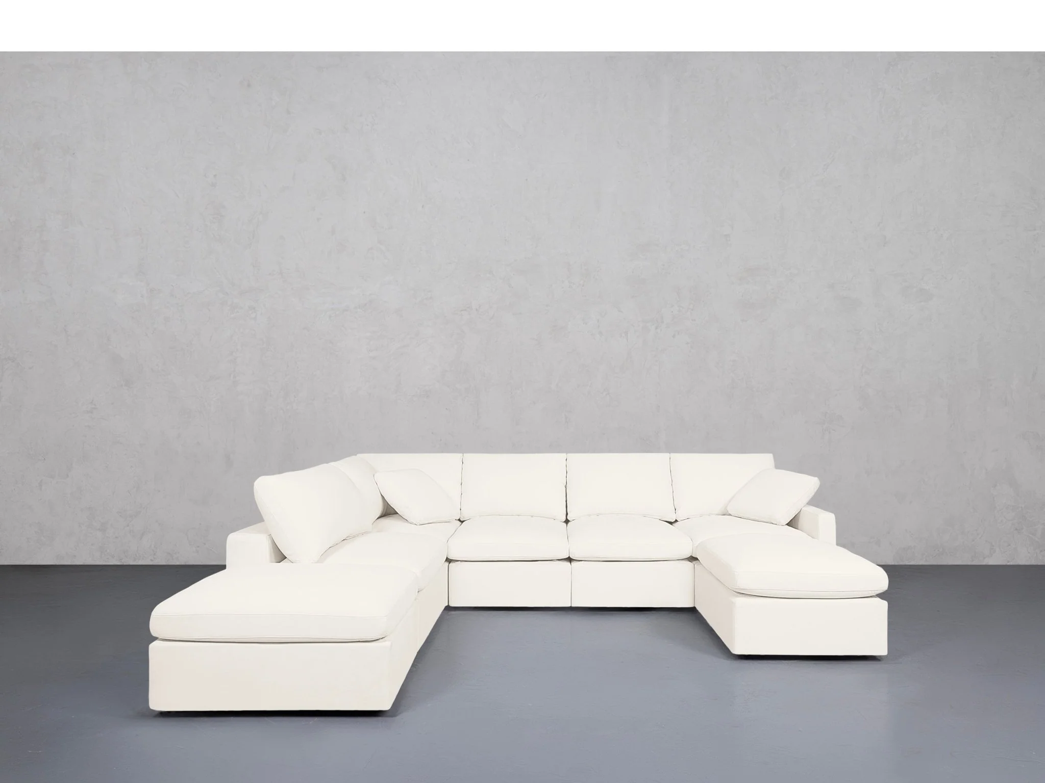 7-Seat Modular Chaise Corner Lounger Sectional (Thin Arm) - Image 46