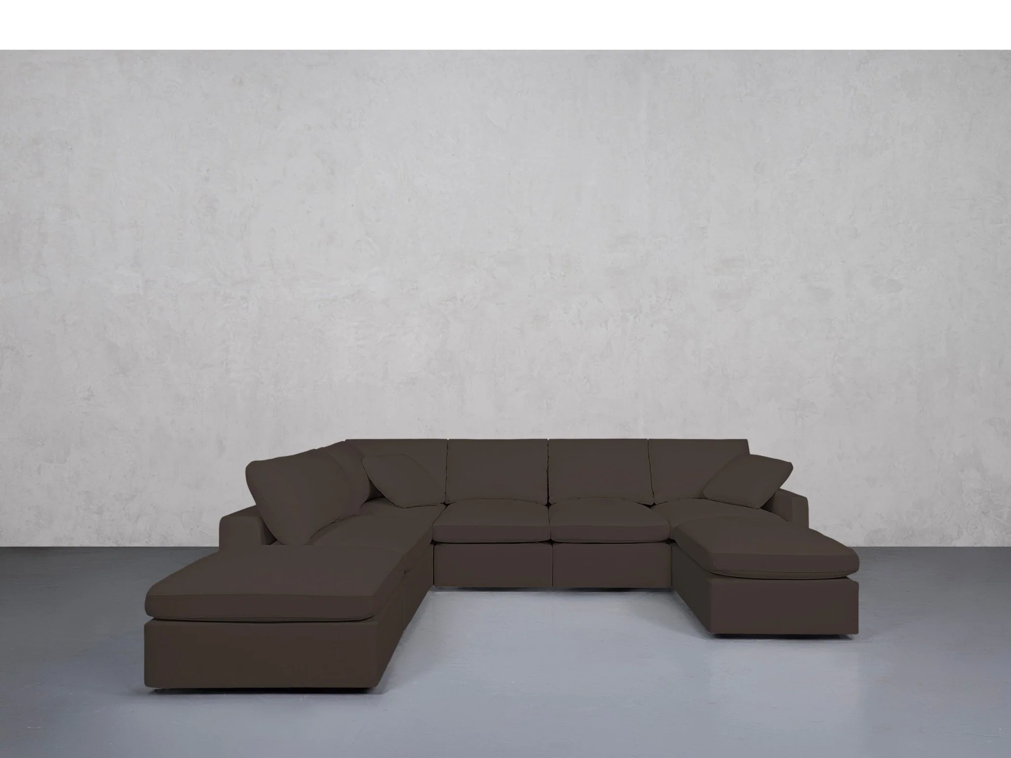 7-Seat Modular Chaise Corner Lounger Sectional (Thin Arm) - Image 74