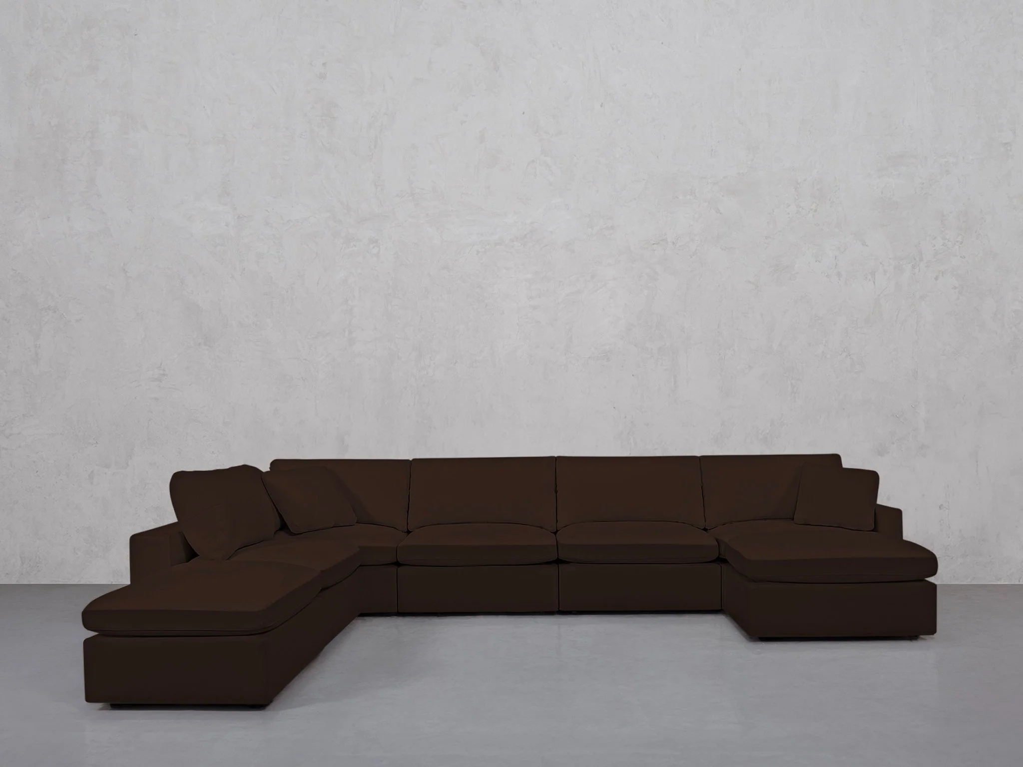 7-Seat Modular Chaise Corner Lounger Sectional (Thin Arm) - Image 78