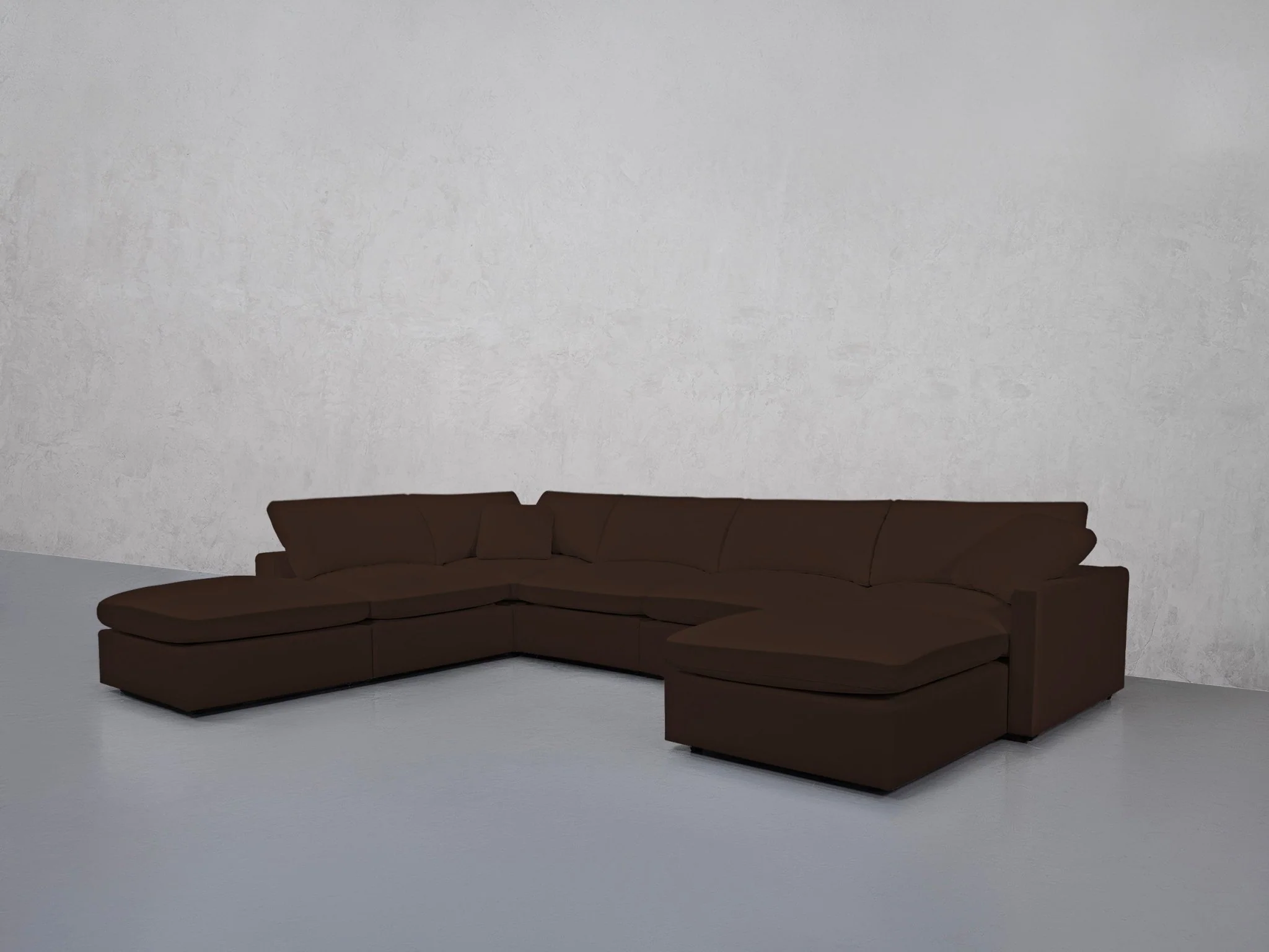7-Seat Modular Chaise Corner Lounger Sectional (Thin Arm) - Image 79