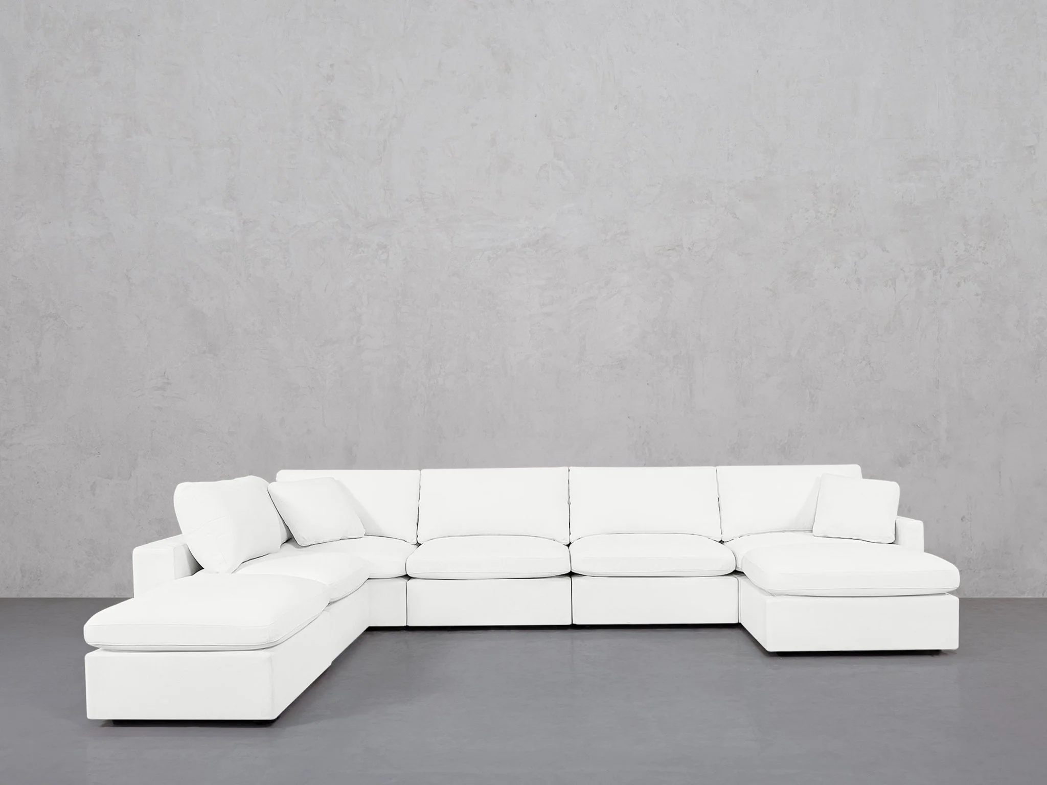 7-Seat Modular Chaise Corner Lounger Sectional (Thin Arm) - Image 8