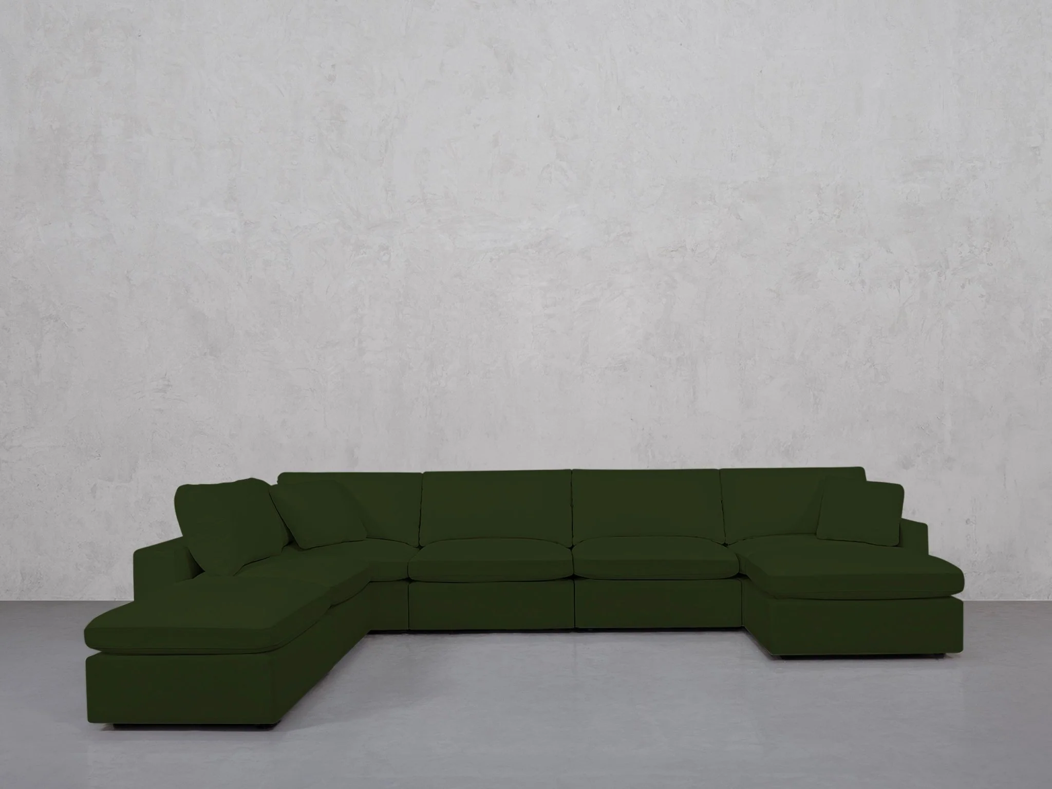 7-Seat Modular Chaise Corner Lounger Sectional (Thin Arm) - Image 85