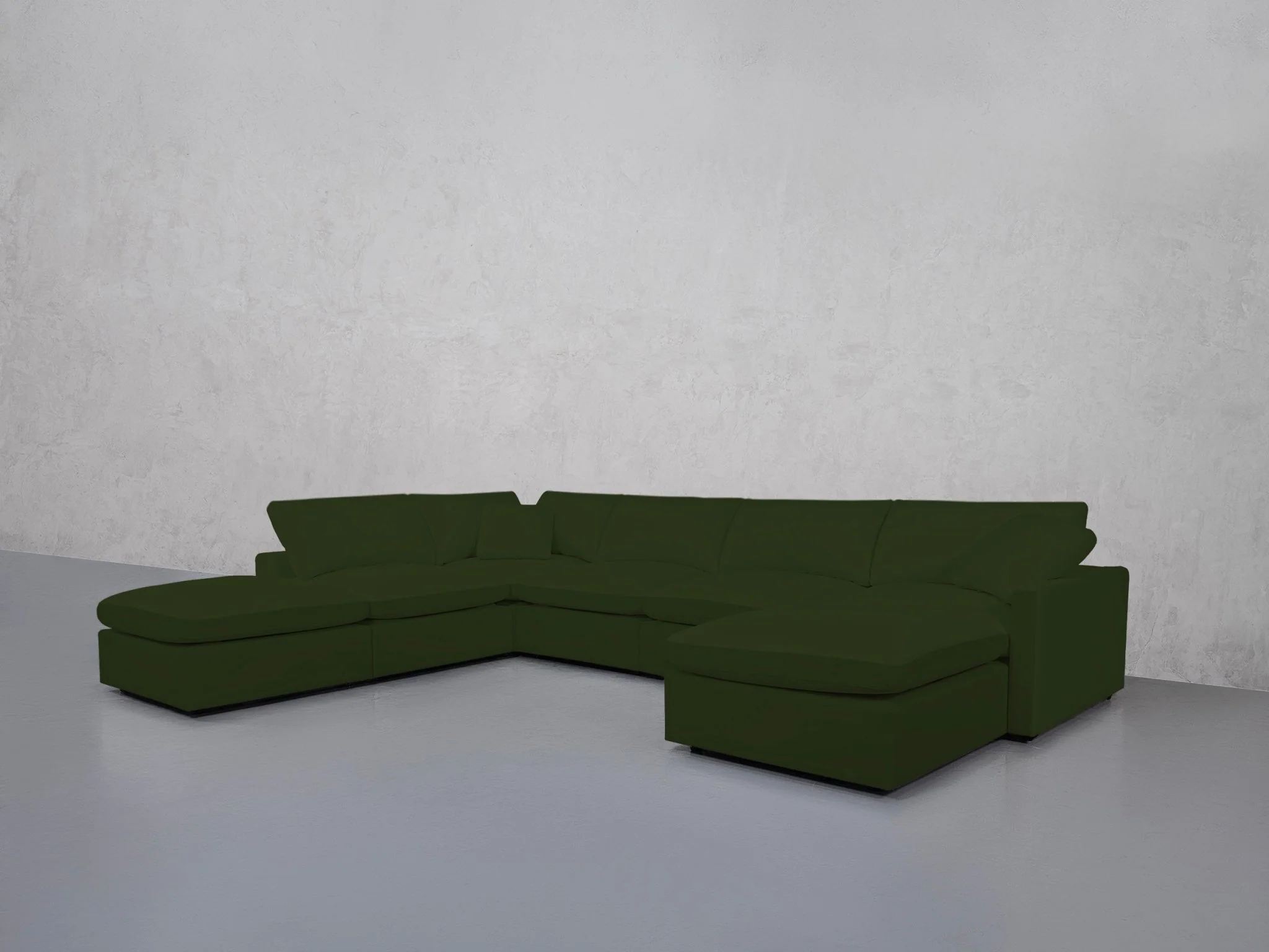 7-Seat Modular Chaise Corner Lounger Sectional (Thin Arm) - Image 86