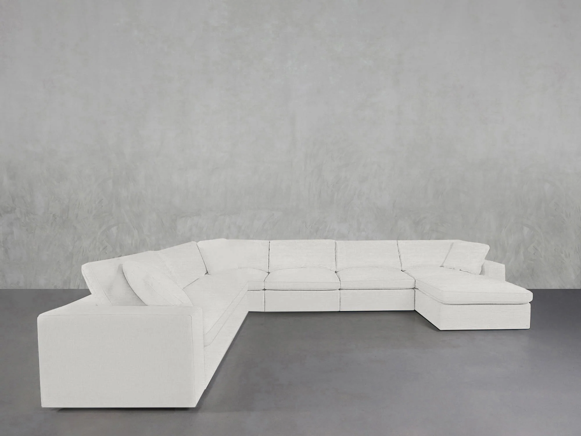 7-Seat Modular Chaise Corner Sectional - Image 193