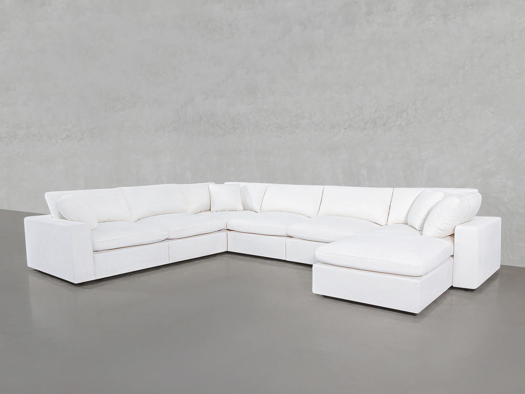7-Seat Modular Chaise Corner Sectional - Image 2