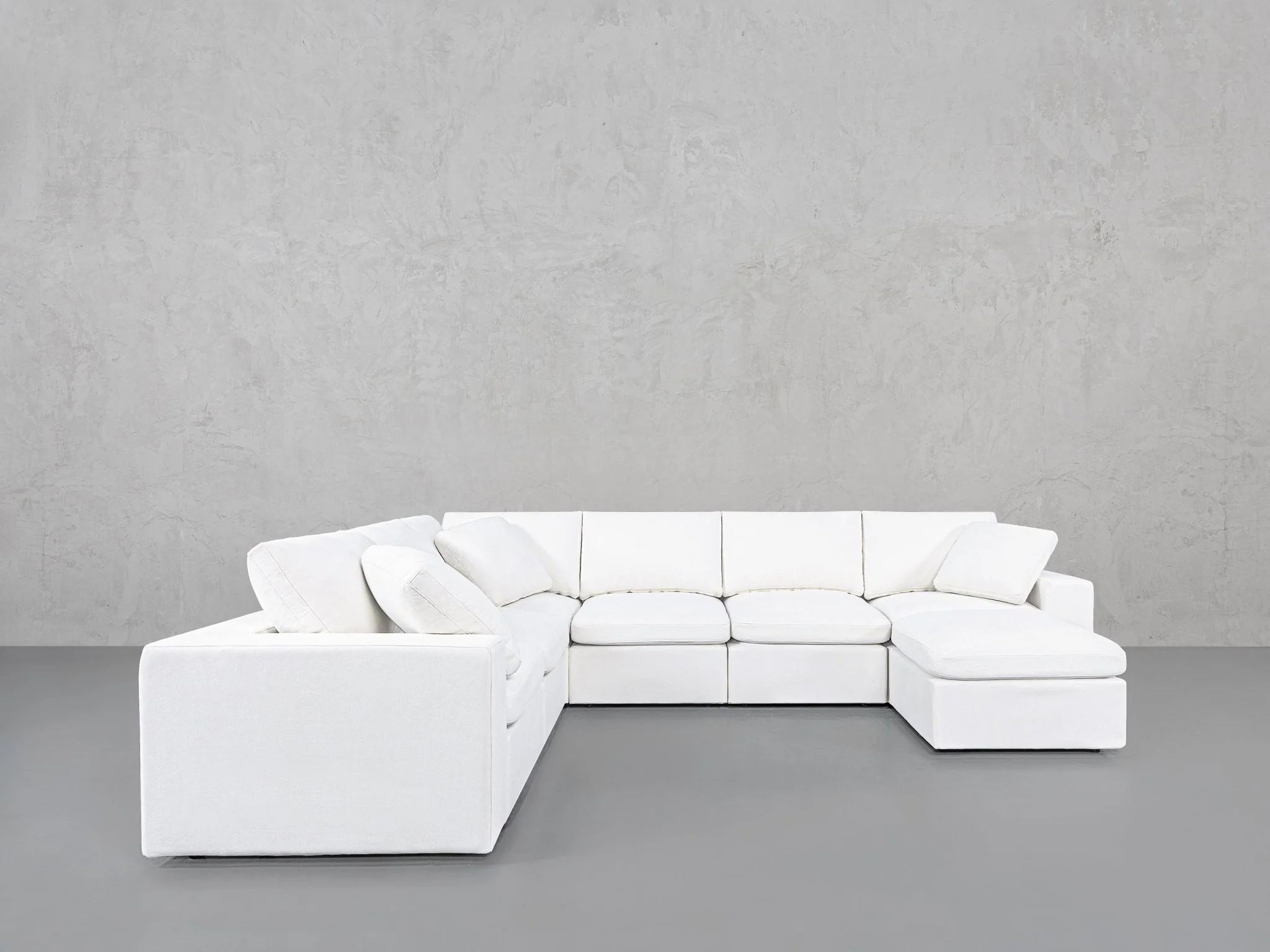 7-Seat Modular Chaise Corner Sectional - Image 4