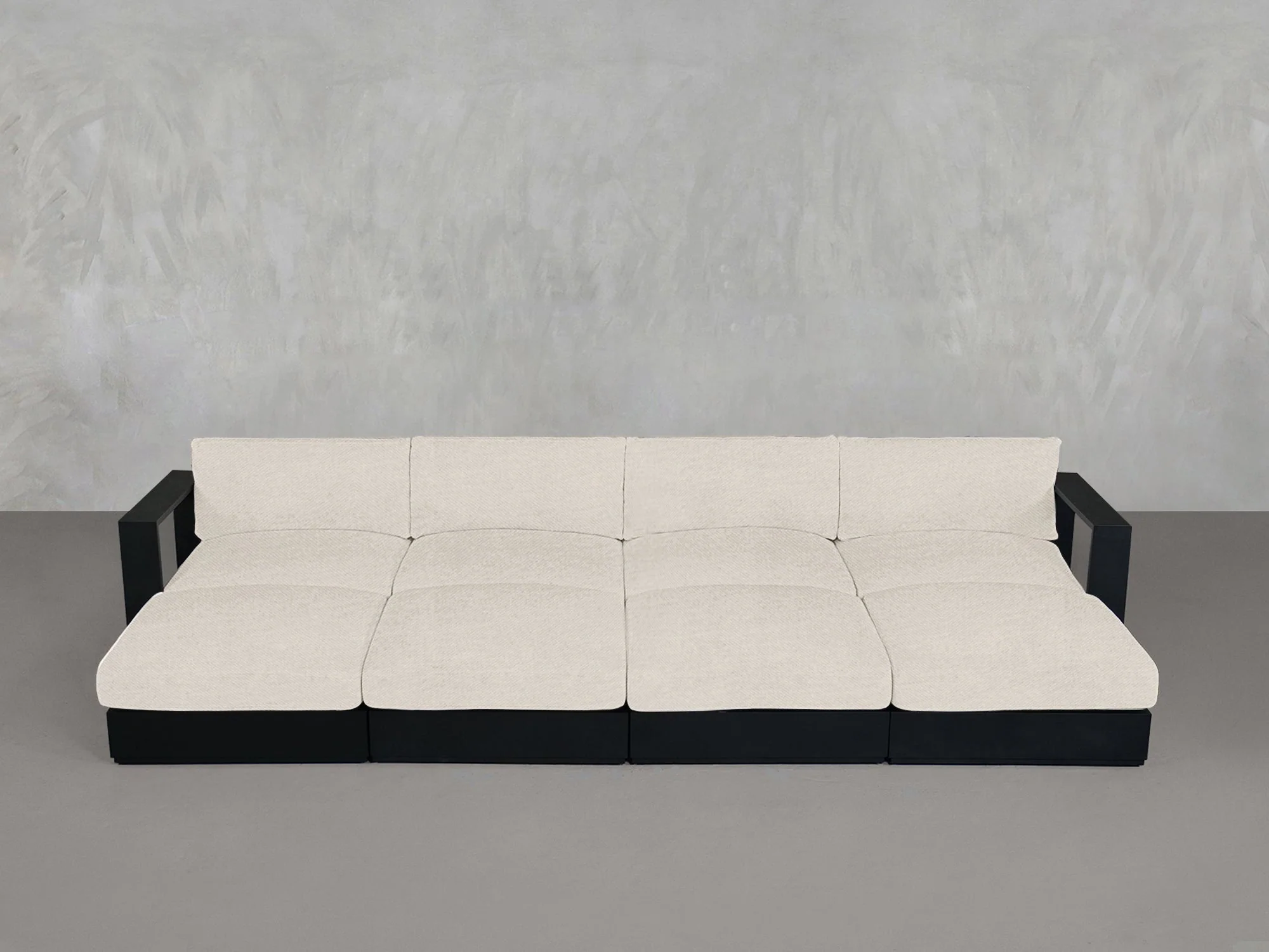 8-Seat Modular Daybed Aluminum Outdoor - Image 9