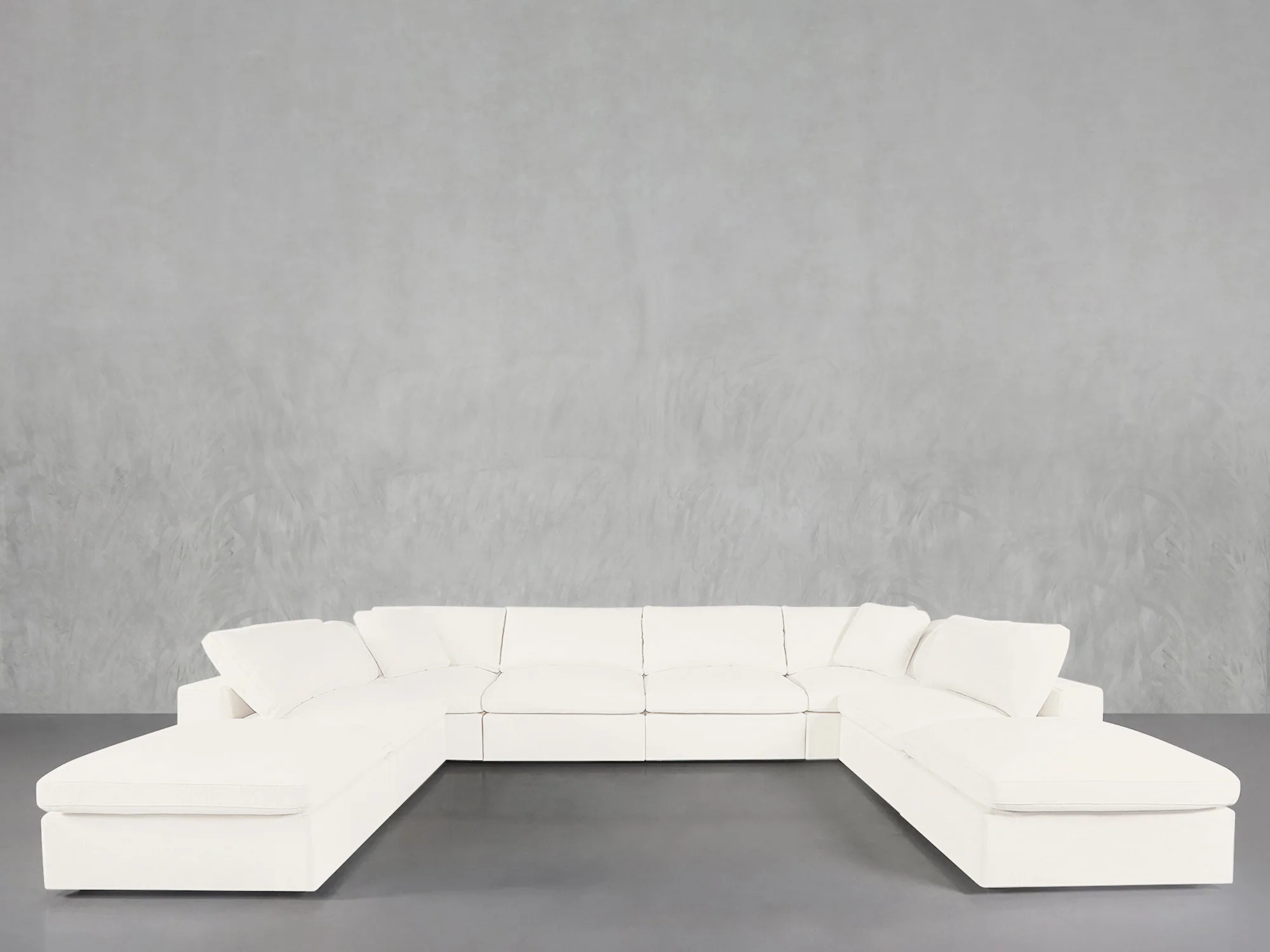 8-Seat Modular Double Lounger U-Sectional - Image 106