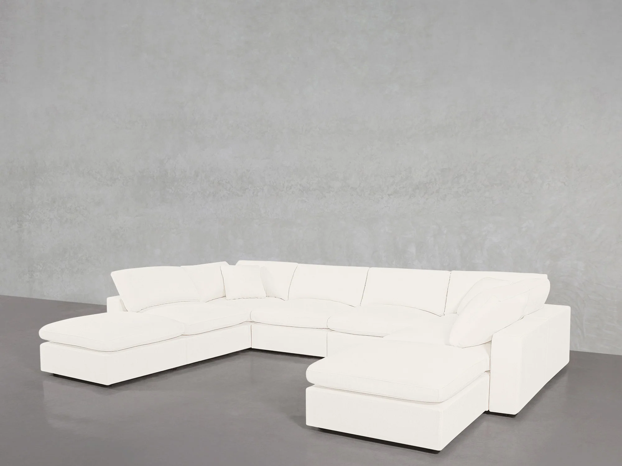 8-Seat Modular Double Lounger U-Sectional - Image 107