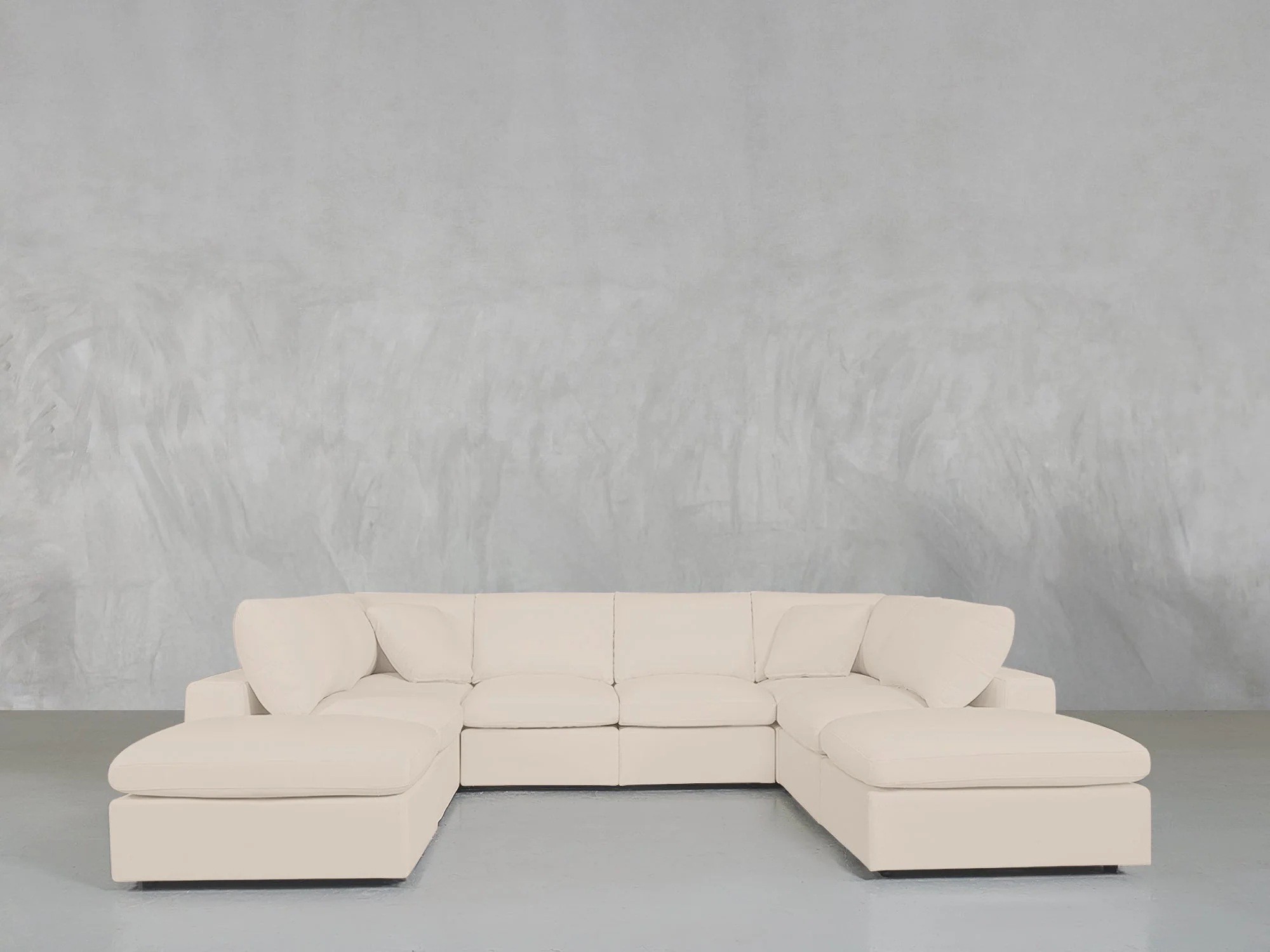 8-Seat Modular Double Lounger U-Sectional - Image 118