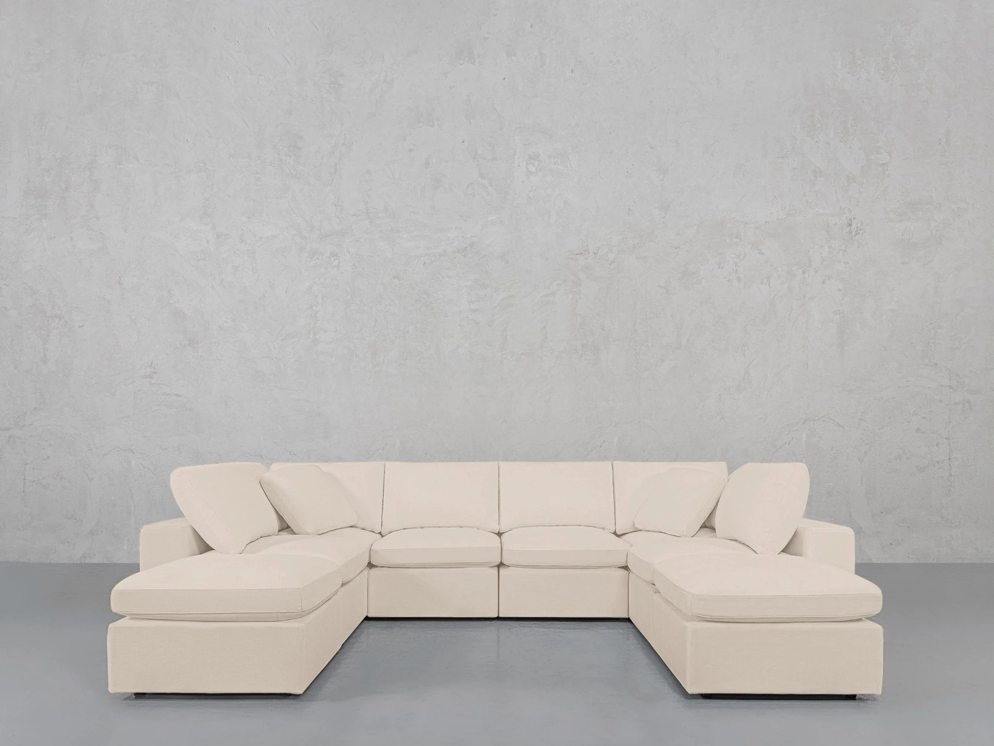 8-Seat Modular Double Lounger U-Sectional - Image 119