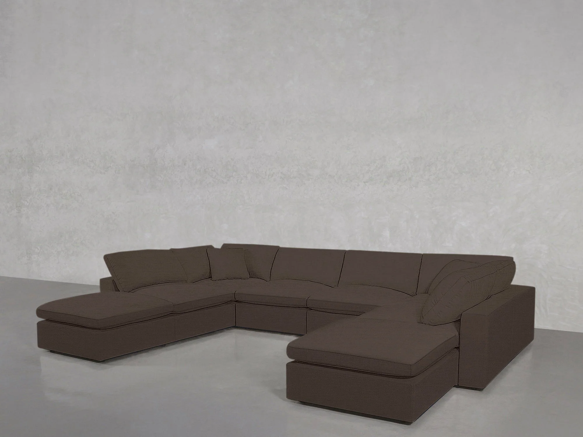 8-Seat Modular Double Lounger U-Sectional - Image 151