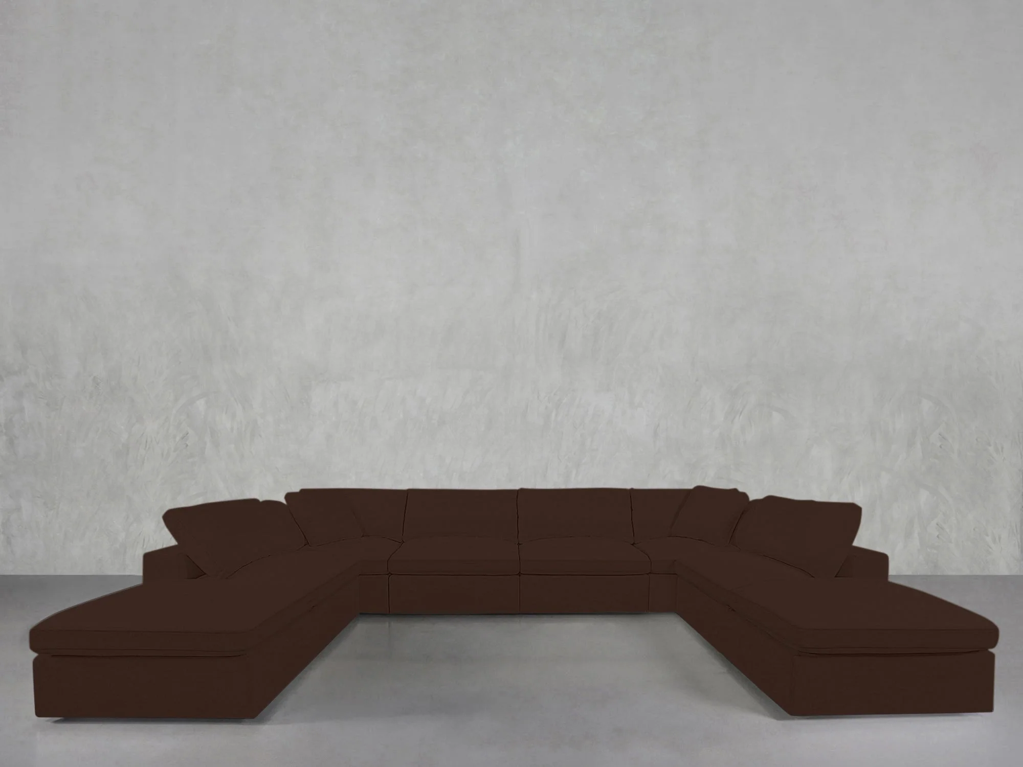8-Seat Modular Double Lounger U-Sectional - Image 161