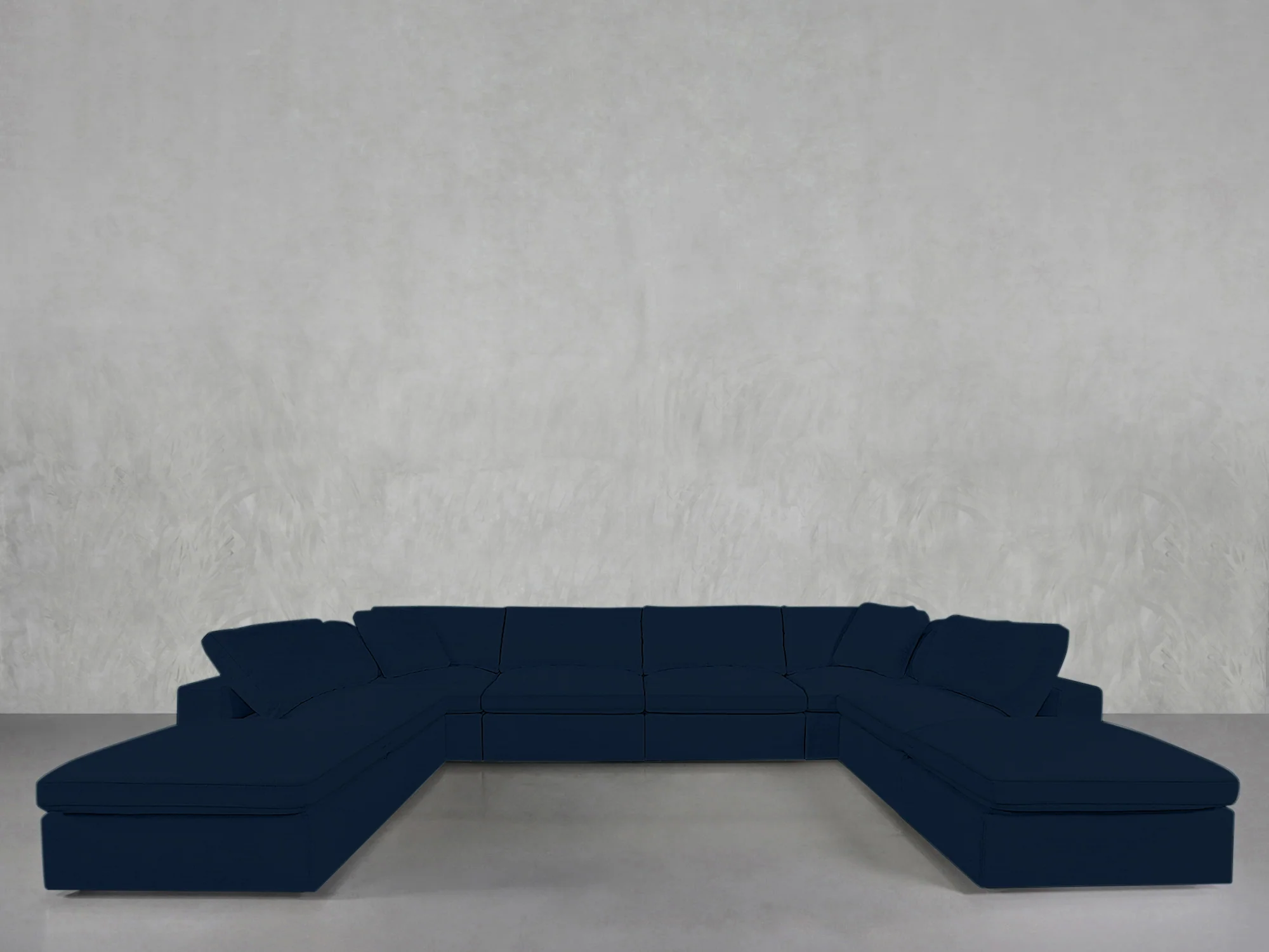 8-Seat Modular Double Lounger U-Sectional - Image 183