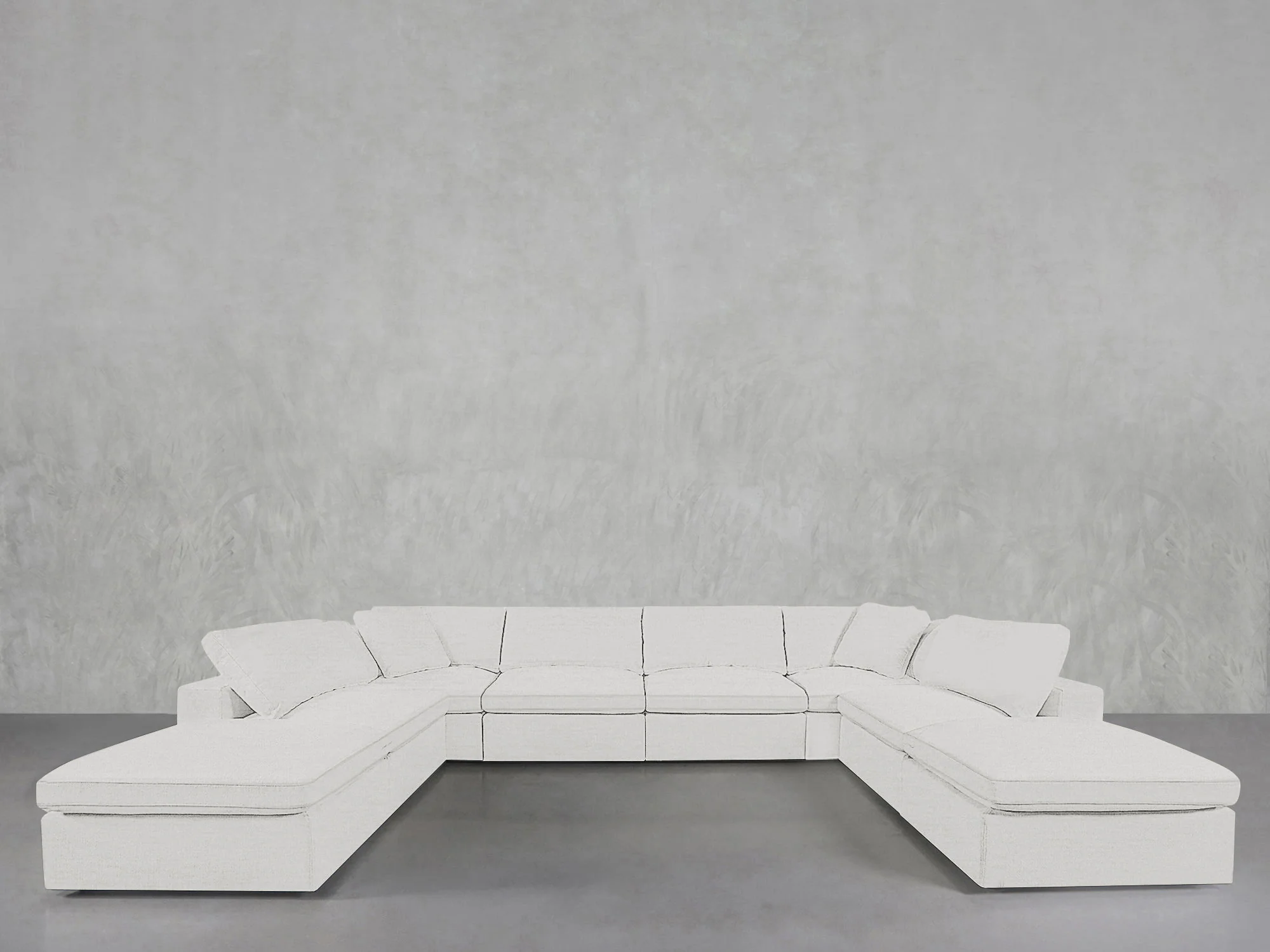 8-Seat Modular Double Lounger U-Sectional - Image 194