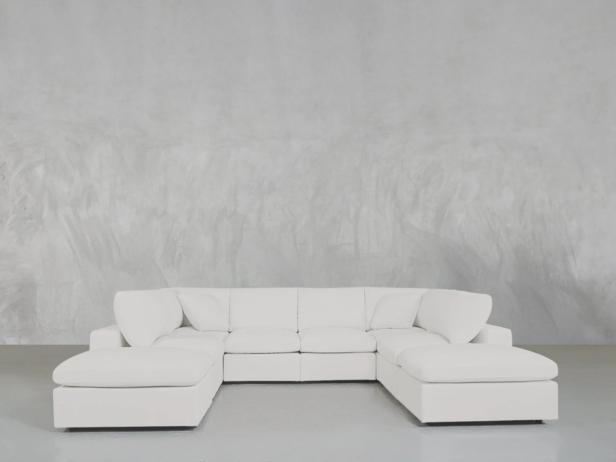 8-Seat Modular Double Lounger U-Sectional - Image 195
