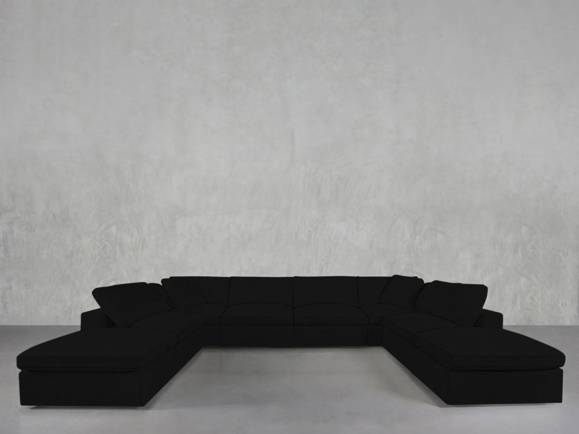 8-Seat Modular Double Lounger U-Sectional - Image 216