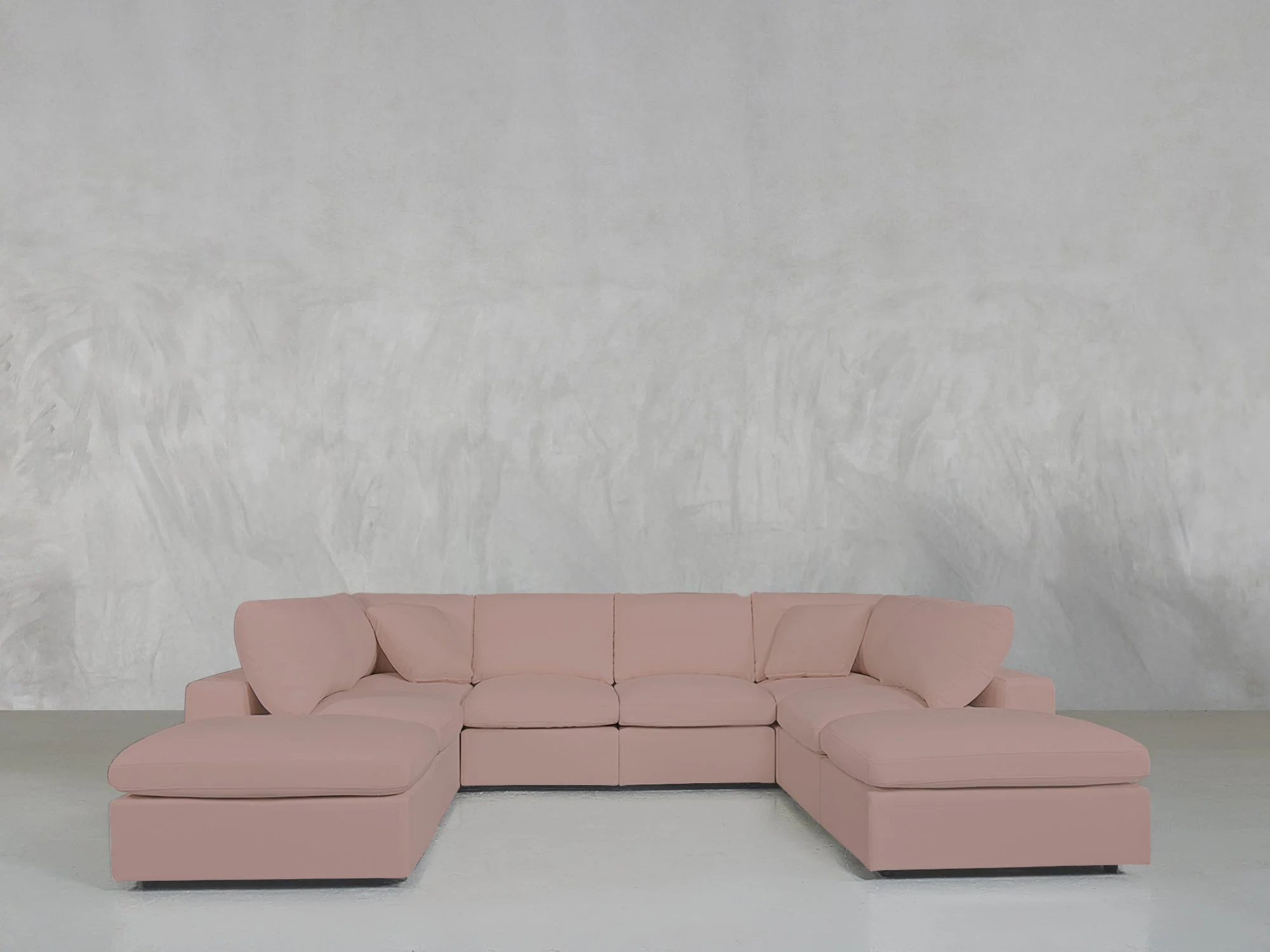 8-Seat Modular Double Lounger U-Sectional - Image 240