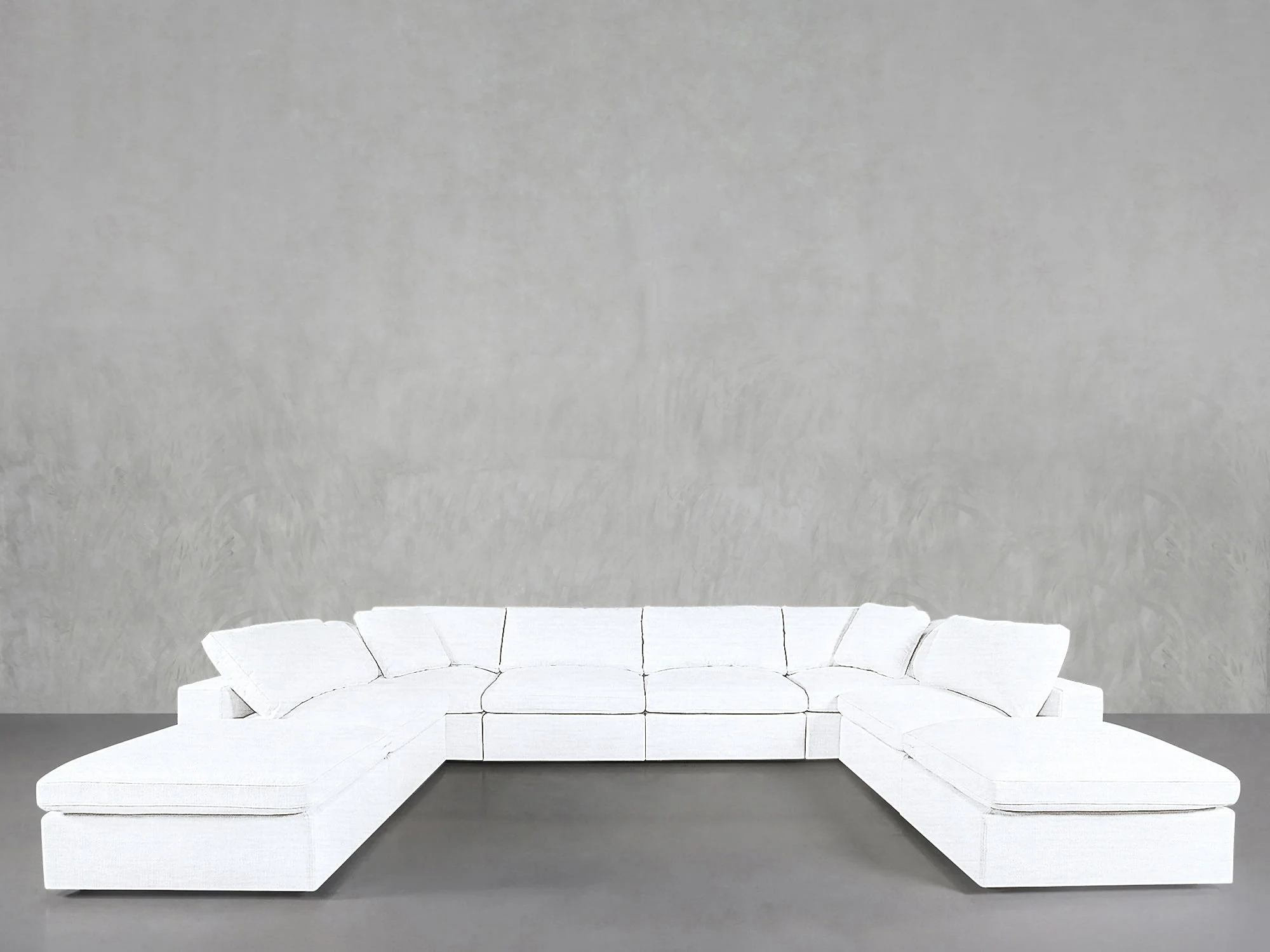 8-Seat Modular Double Lounger U-Sectional - Image 31
