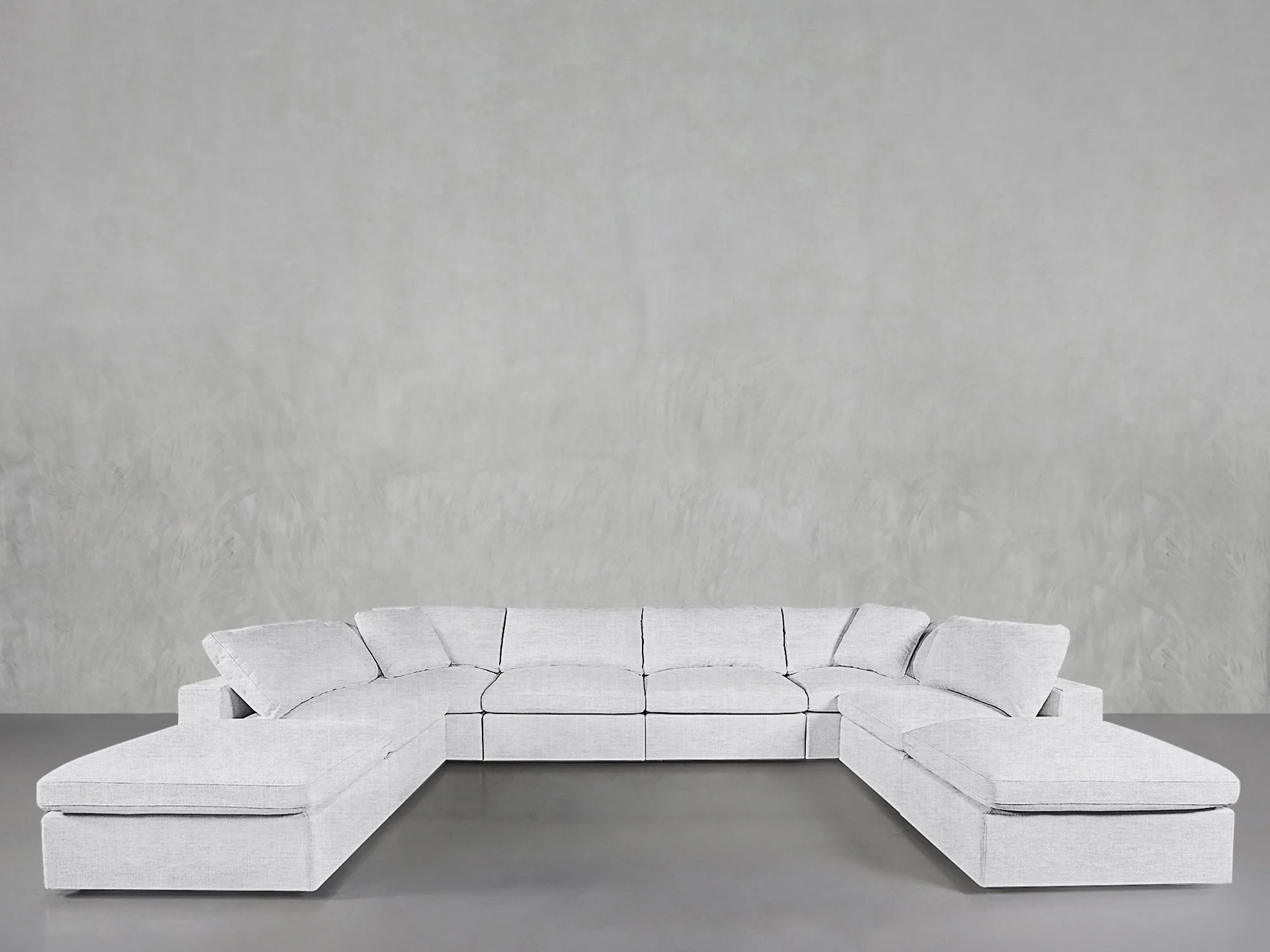 8-Seat Modular Double Lounger U-Sectional - Image 62