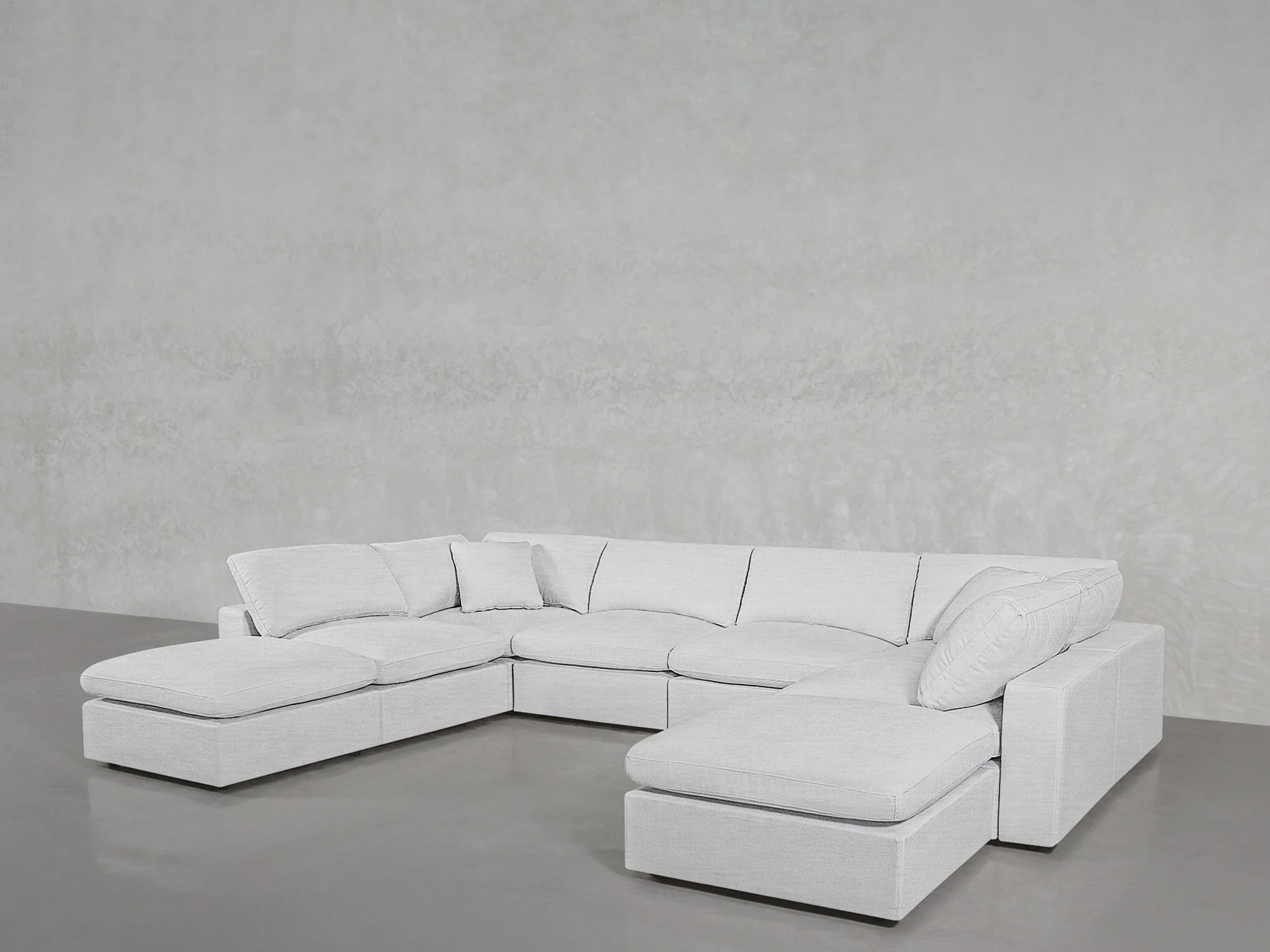 8-Seat Modular Double Lounger U-Sectional - Image 63