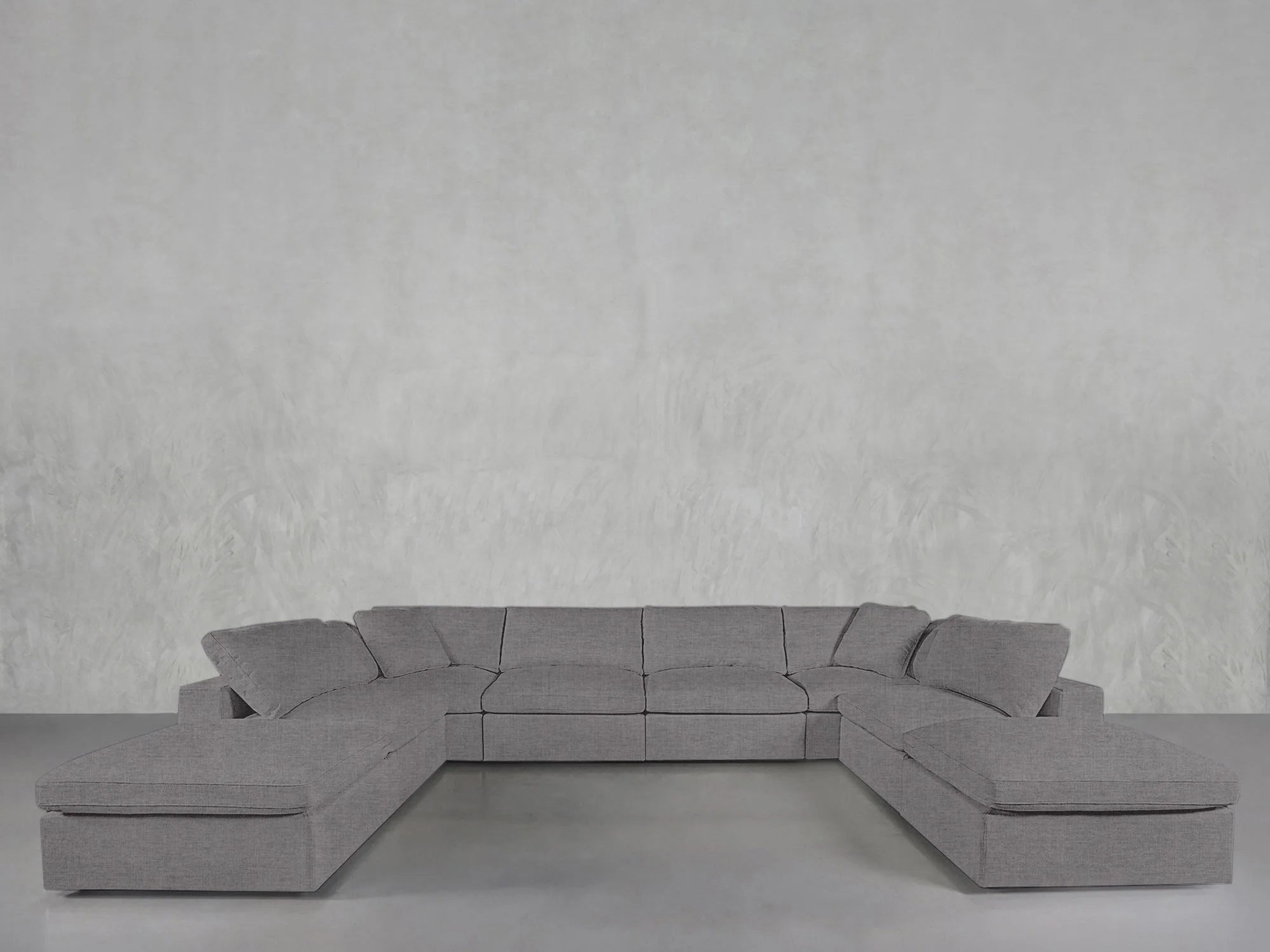 8-Seat Modular Double Lounger U-Sectional - Image 73
