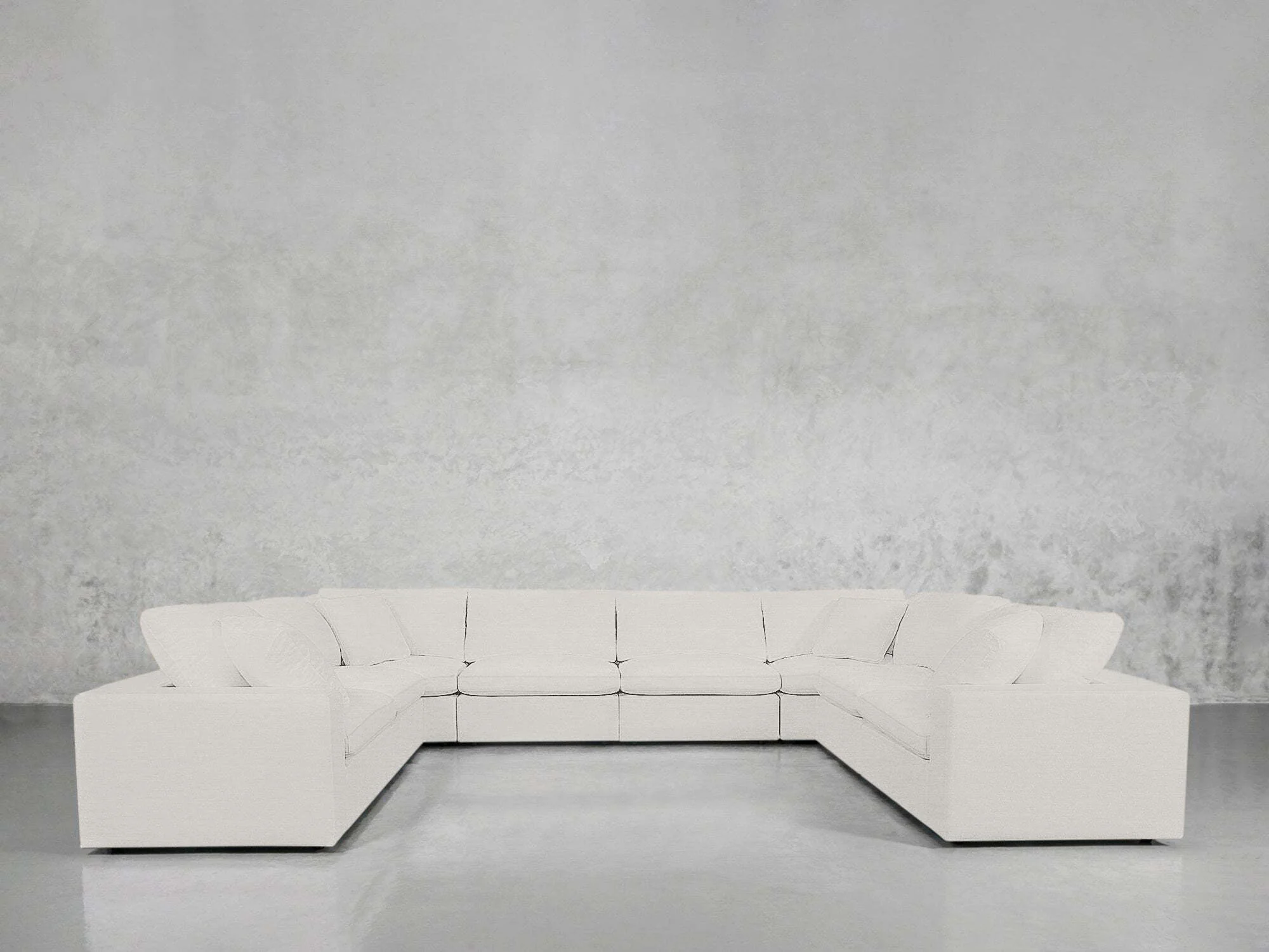 8-Seat Modular U-Sectional - Image 197
