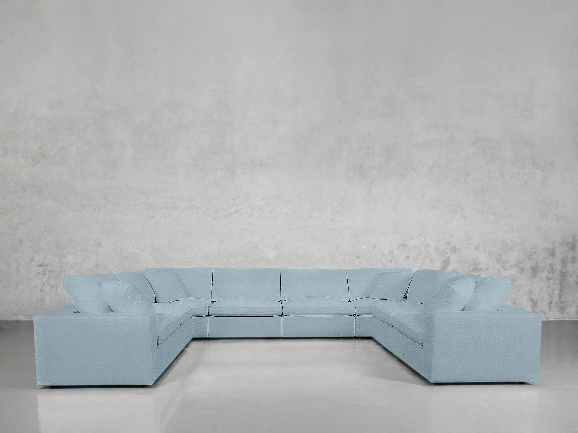 8-Seat Modular U-Sectional - Image 228