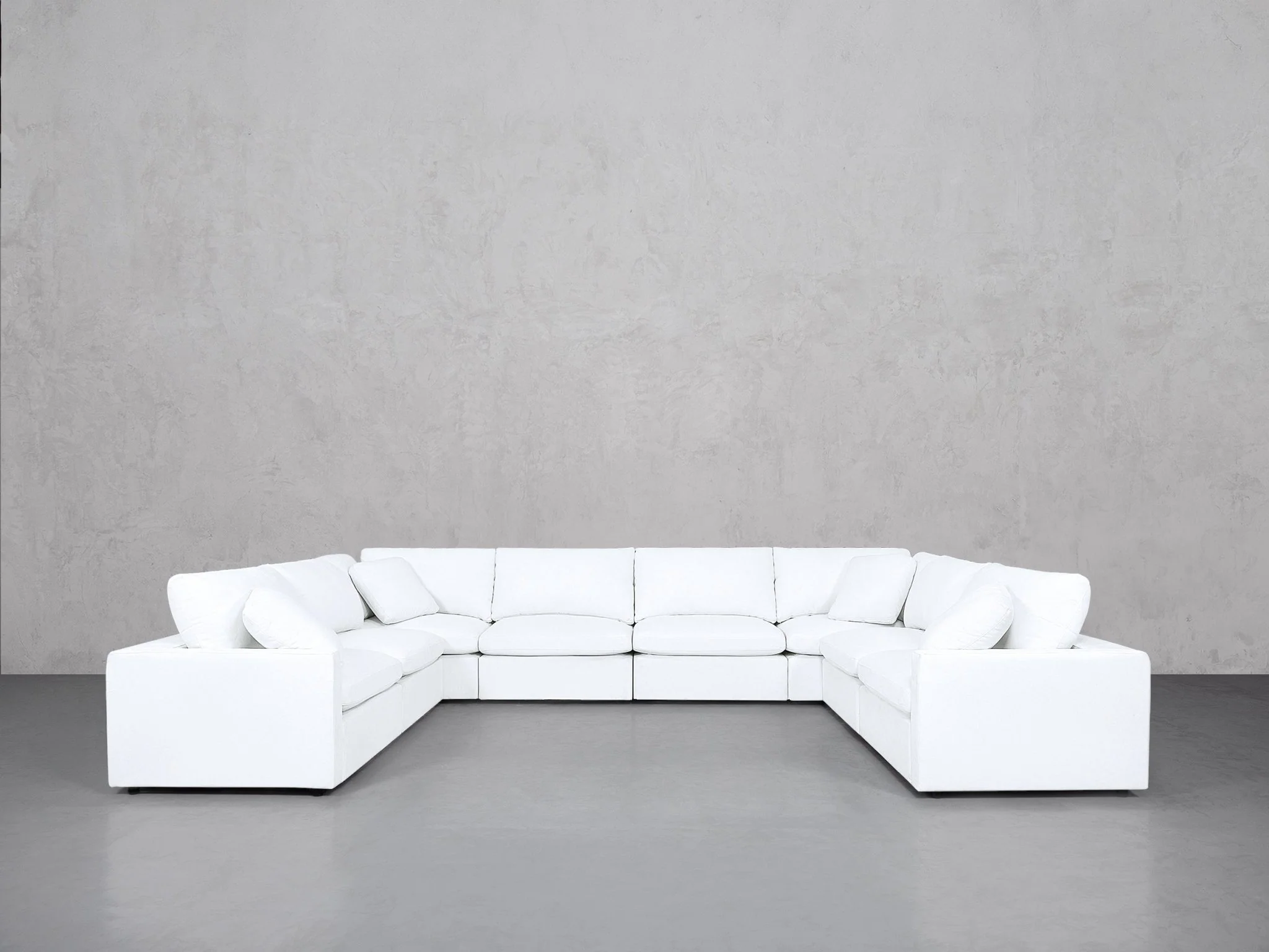 8-Seat Modular U-Sectional (Thin Arms)