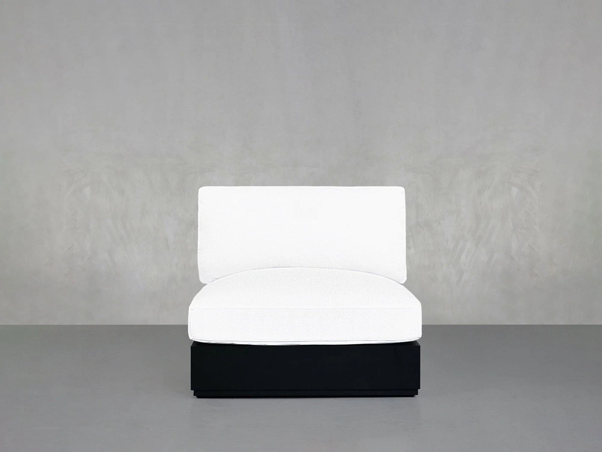 Armless Seat Aluminum Outdoor