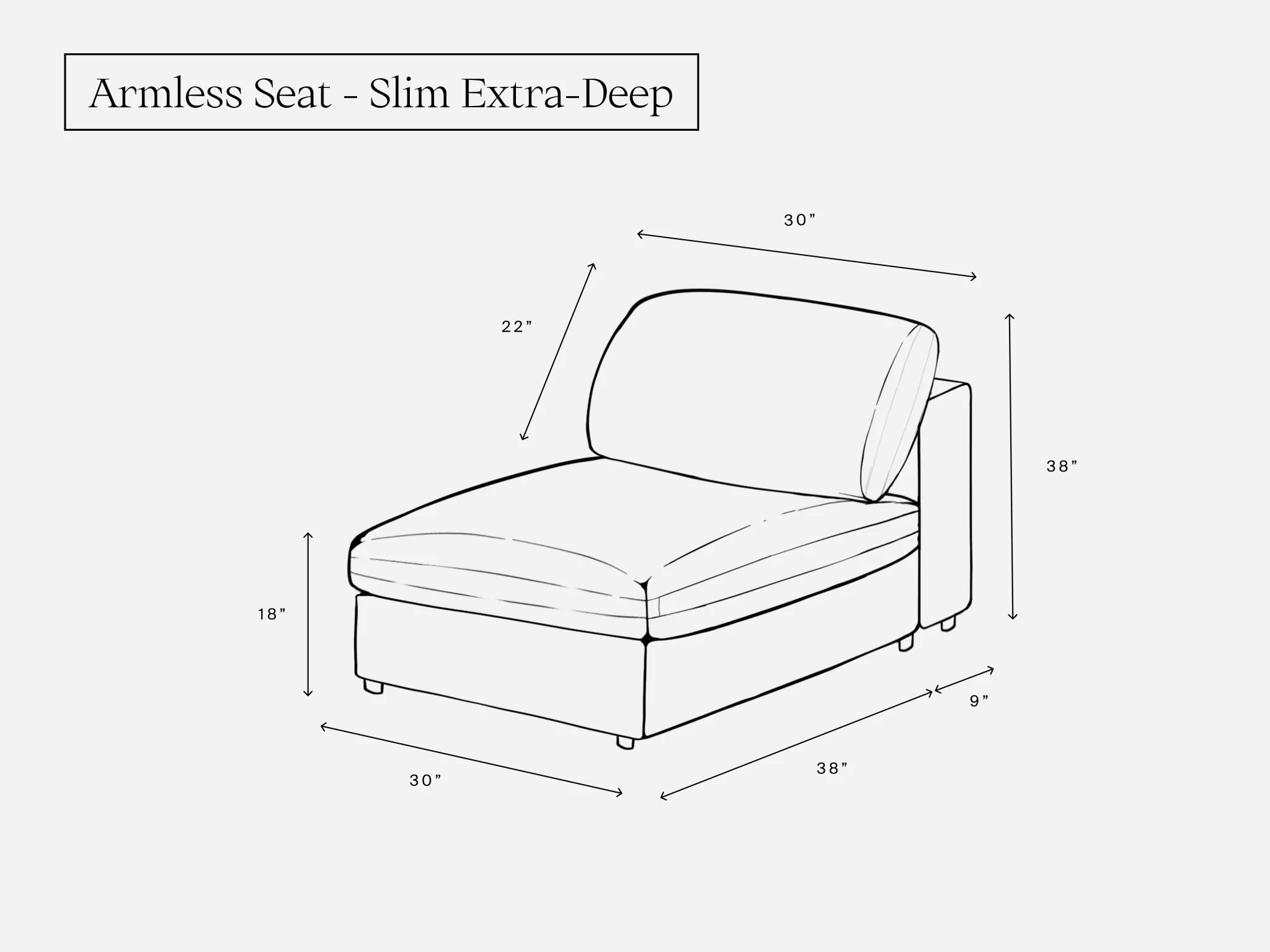 Armless Seat - Image 4