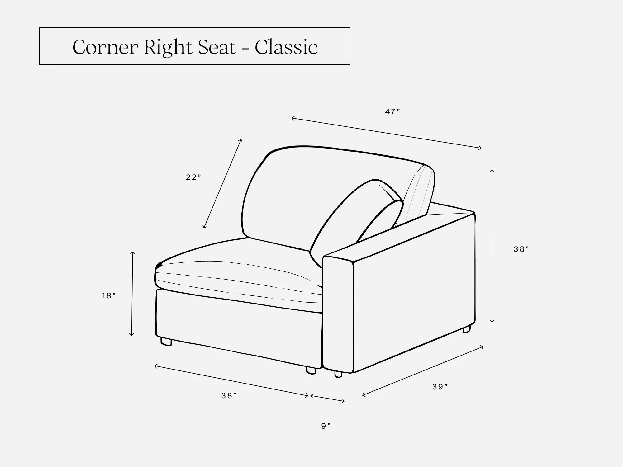 Corner Right Seat